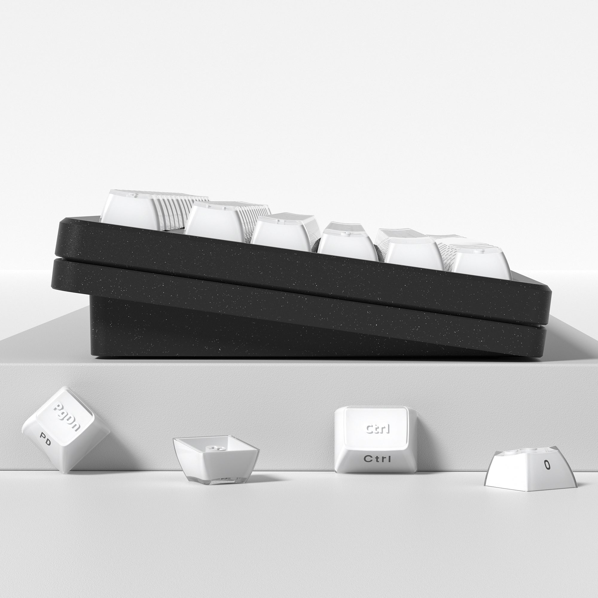 Womier Crystal Jello 124 - Key Side - Printed ASA Profile Keycap Set - Womier Keyboard