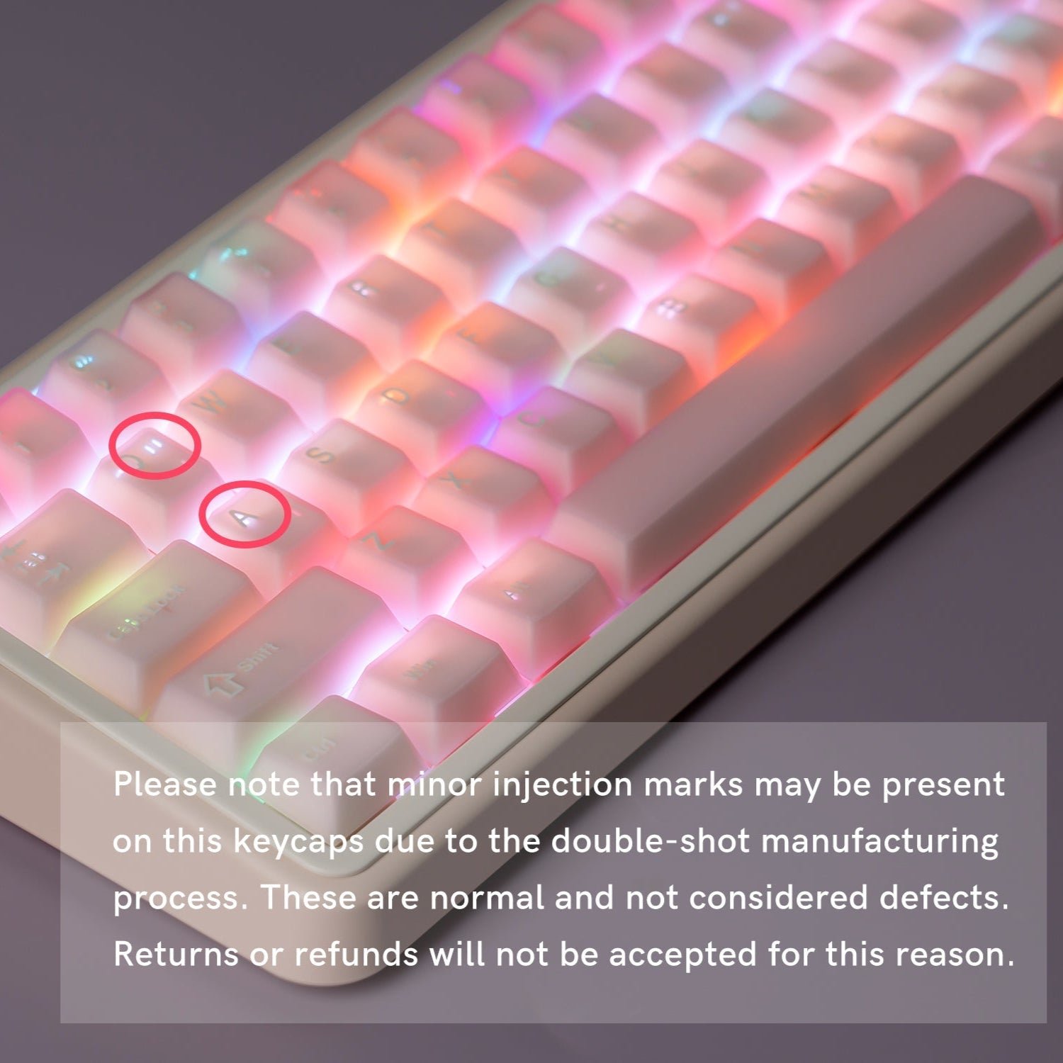 Womier Cube Jade Double - Shot Cherry Profile PBT Keycap Set - Womier Keyboard