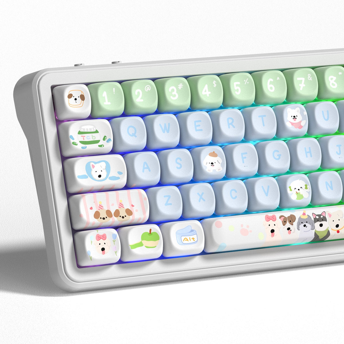Womier Forest Animals MOA Profile Dye-Sublimation PBT Keycap Set - Womier Keyboard