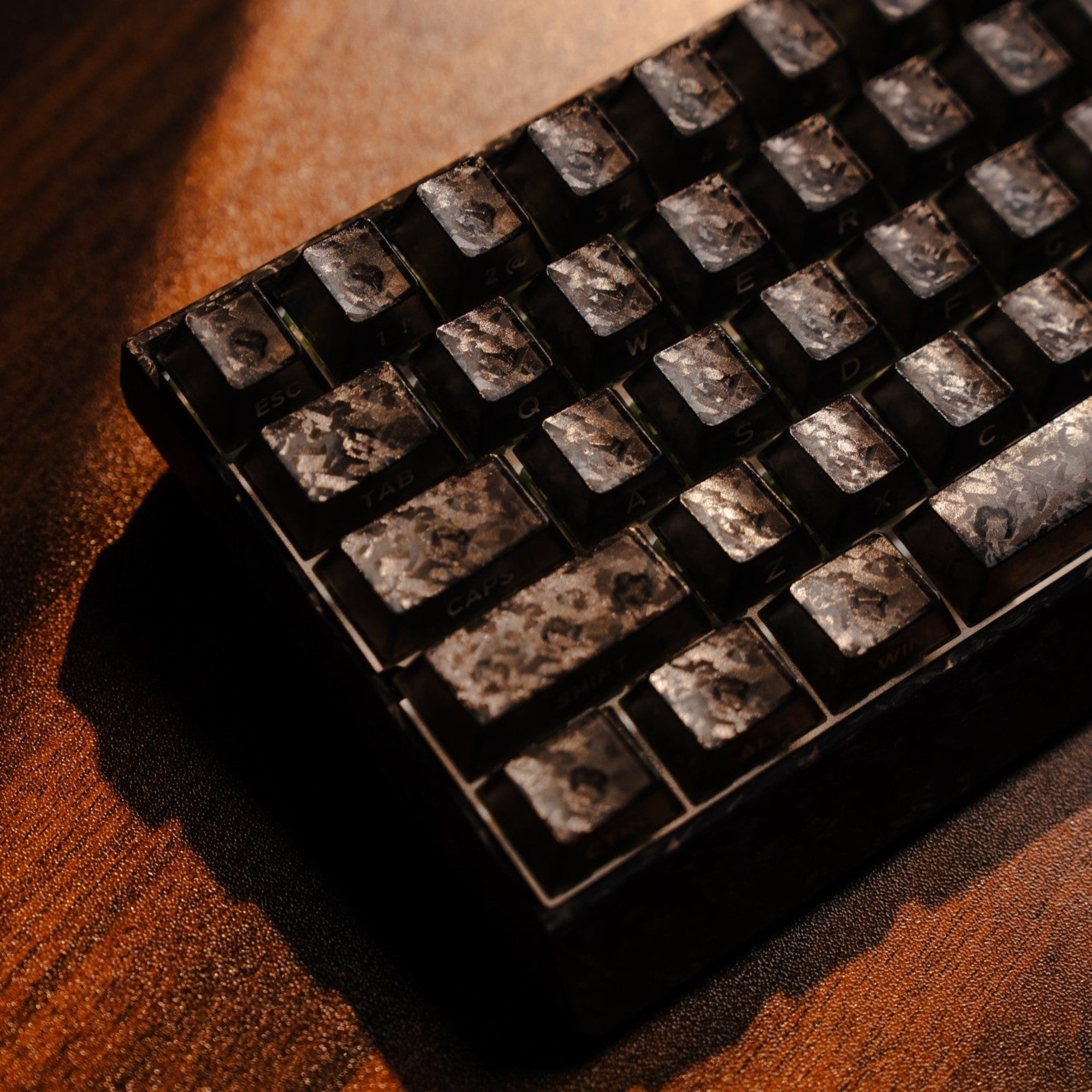 Womier Forged Carbon 109 - Key Cherry Profile PBT Keycap Set - Womier Keyboard