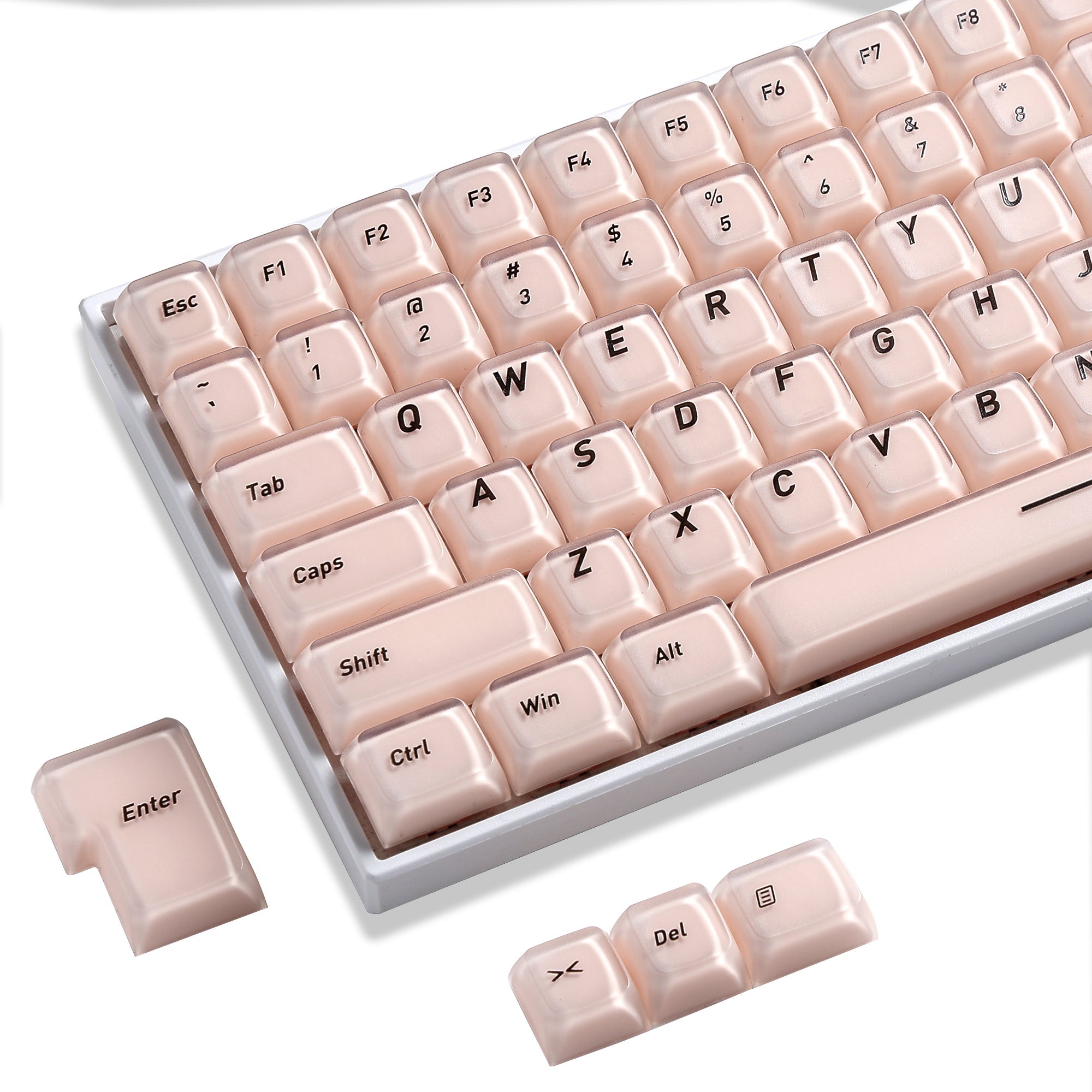 Womier Frosted Heavy Crystal CSA Profile Keycaps(132-Key) - Womier Keyboard