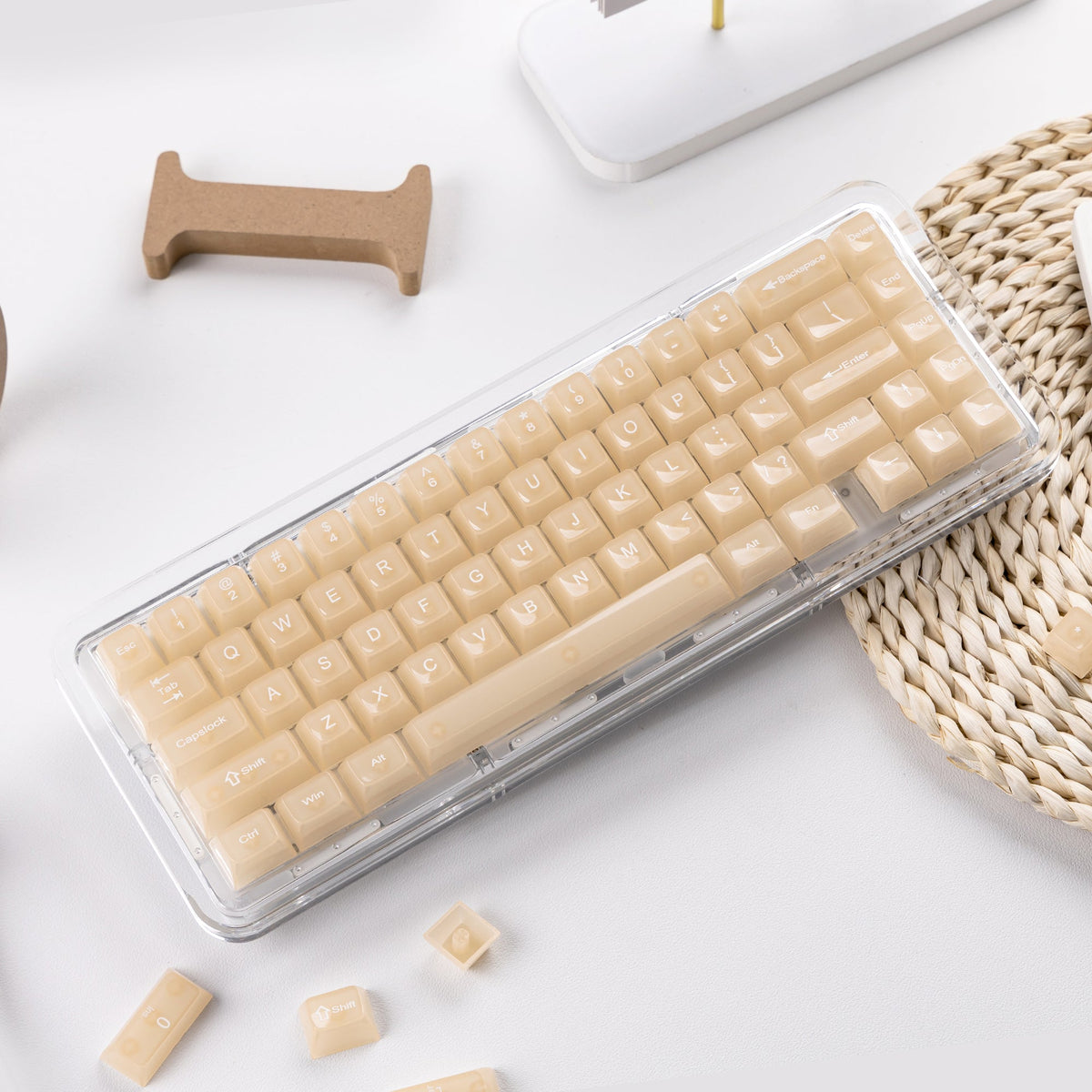 Womier Frosty Jello 115-Key MDA Profile Translucent PC Keycap Set - Womier Keyboard