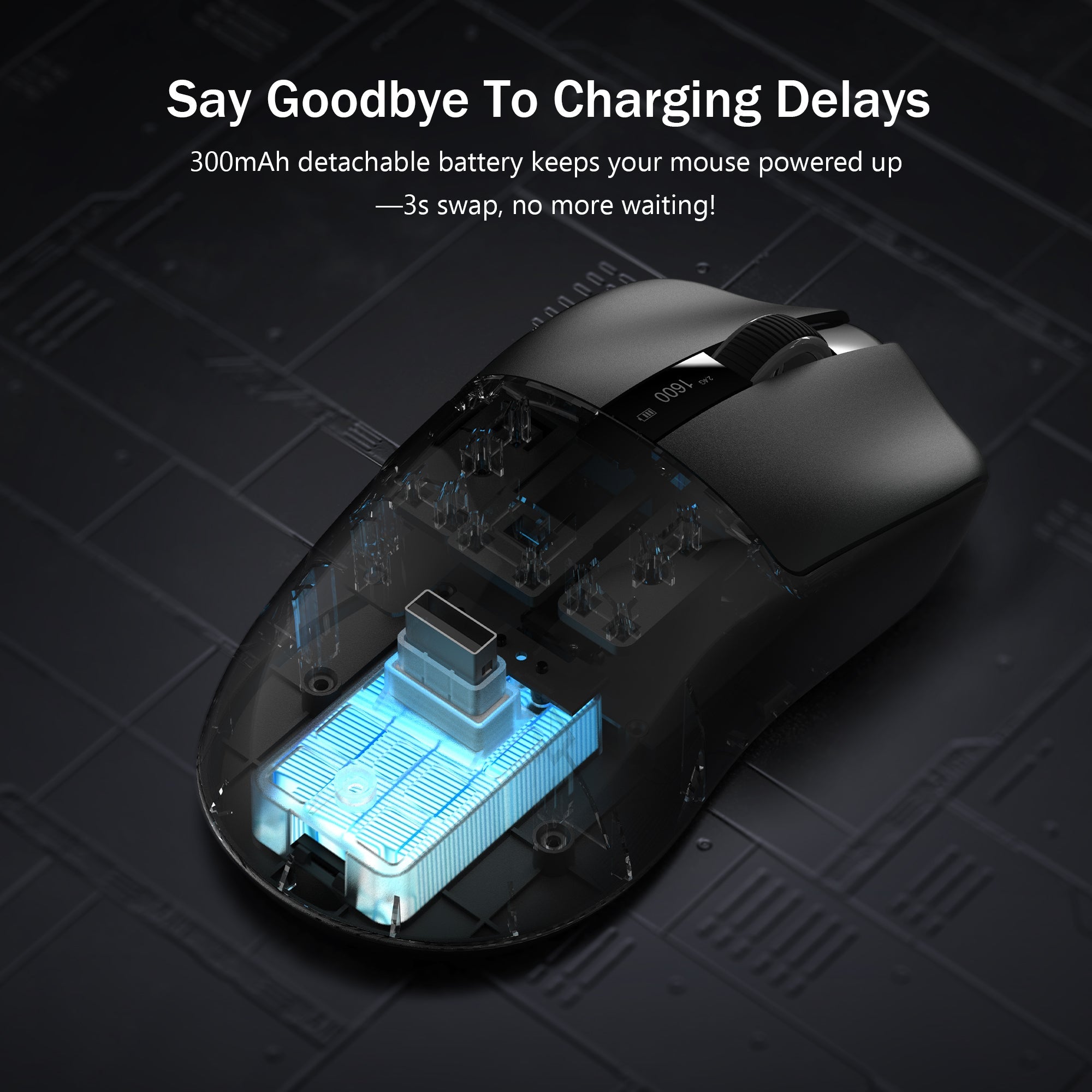 Womier G58 Wireless Tri Mode Gaming Mouse - Womier Keyboard