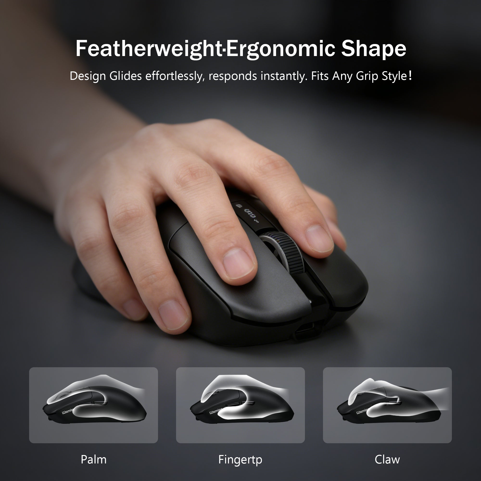Womier G58 Wireless Tri Mode Gaming Mouse - Womier Keyboard