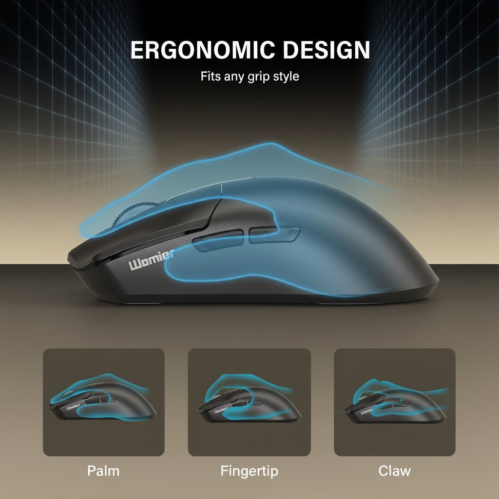 Womier G59 Tri - Mode Wireless Gaming Mouse With Programmable Buttons - Womier Keyboard