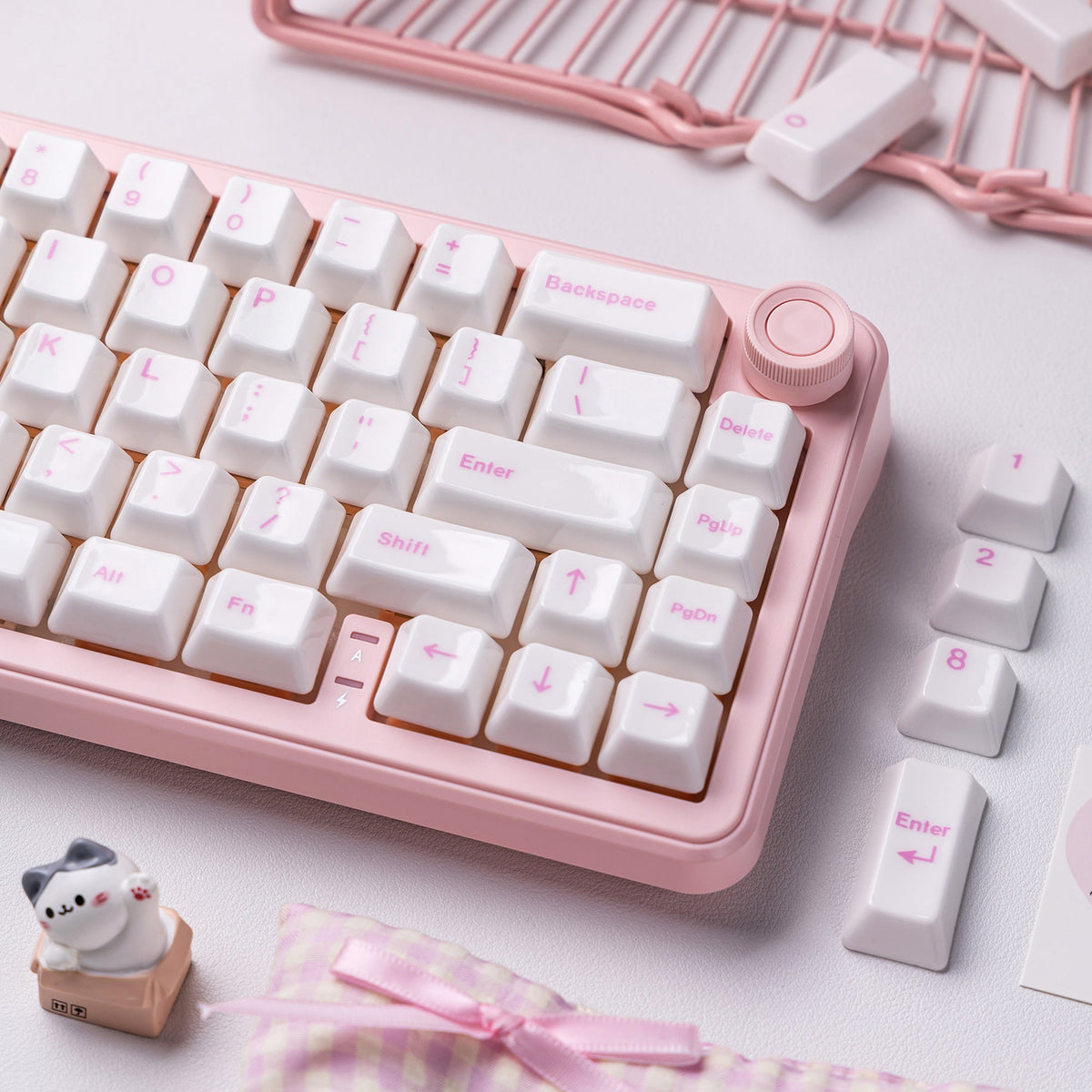 Womier Glaze Ceramic Cherry Profile 120-Key Full Keycap Set - Womier Keyboard