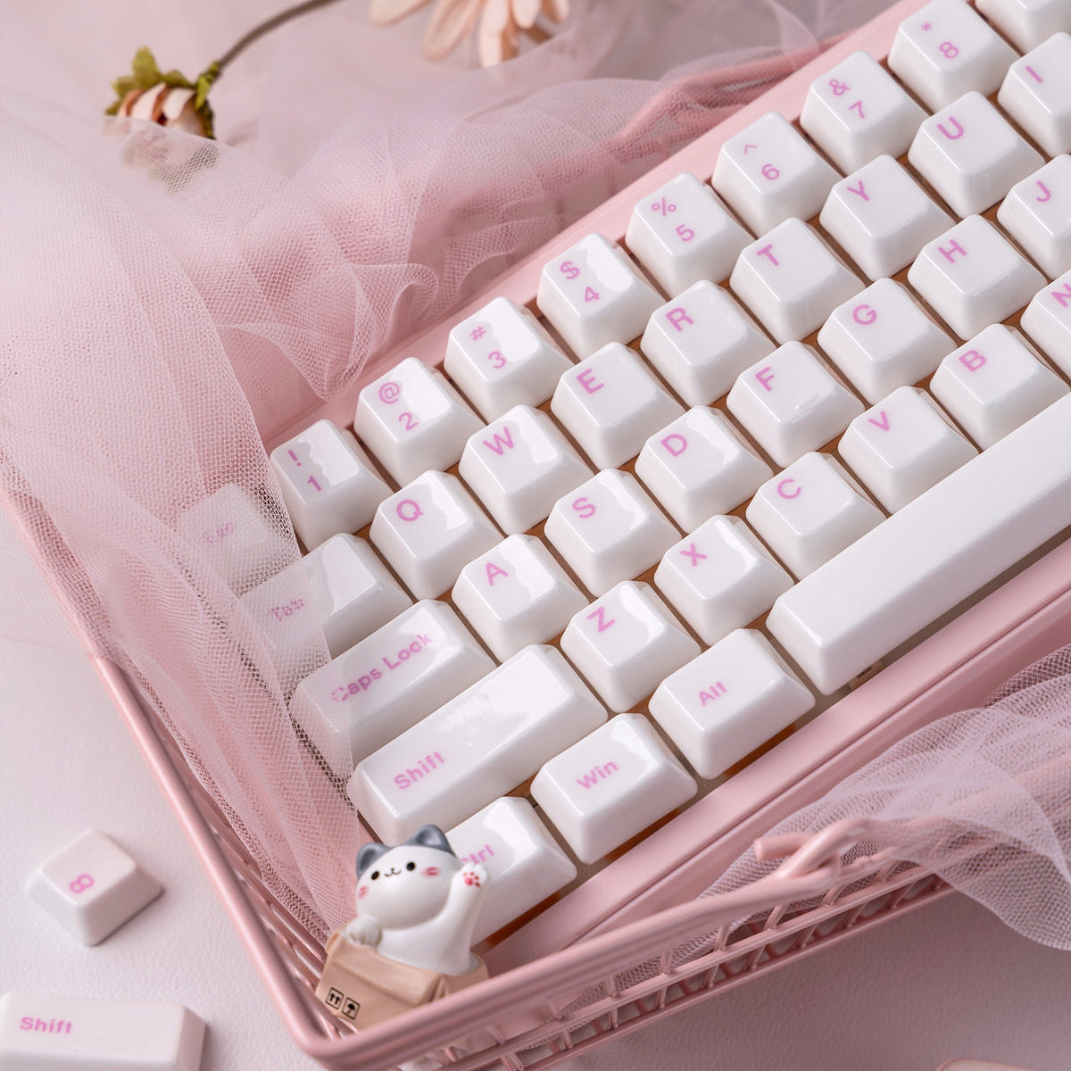 Womier Glaze Ceramic Cherry Profile 120-Key Full Keycap Set - Womier Keyboard