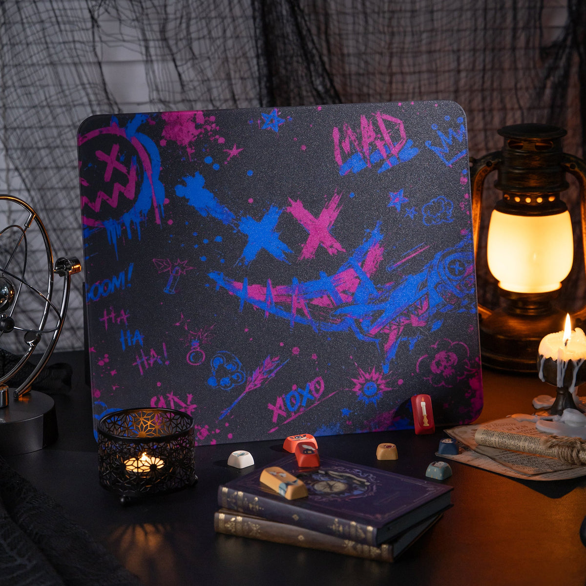 Womier Halloween Glass Mouse Pad - Womier Keyboard