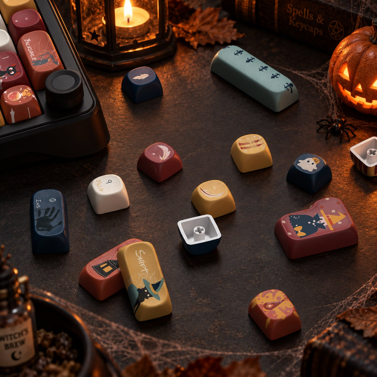 Womier Halloween William Castle 131-Key MOA PBT Keycap Set - Womier Keyboard