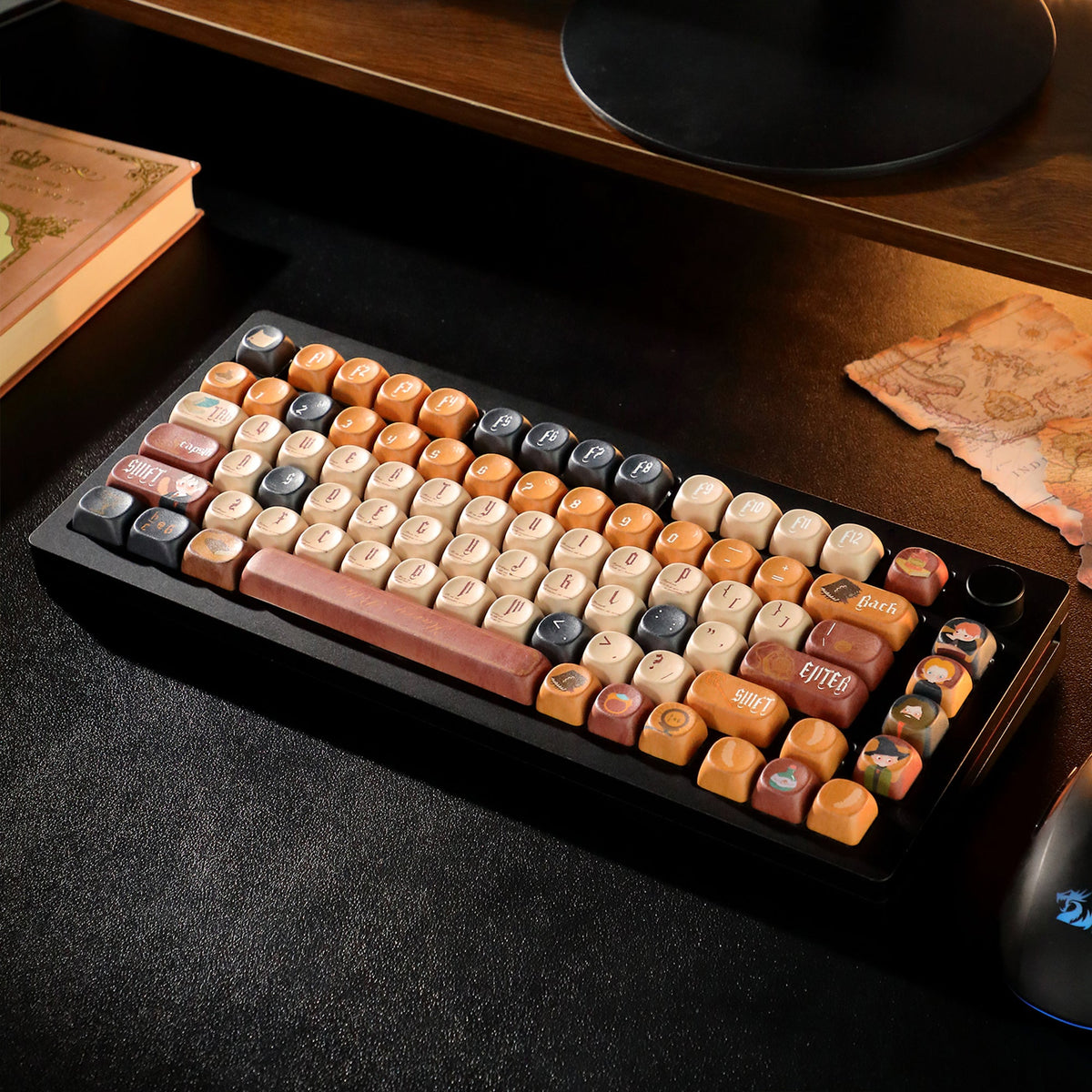 Womier Halloween William Castle 131-Key MOA PBT Keycap Set - Womier Keyboard