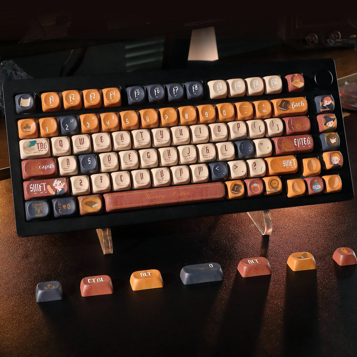 Womier Halloween William Castle 131-Key MOA PBT Keycap Set - Womier Keyboard
