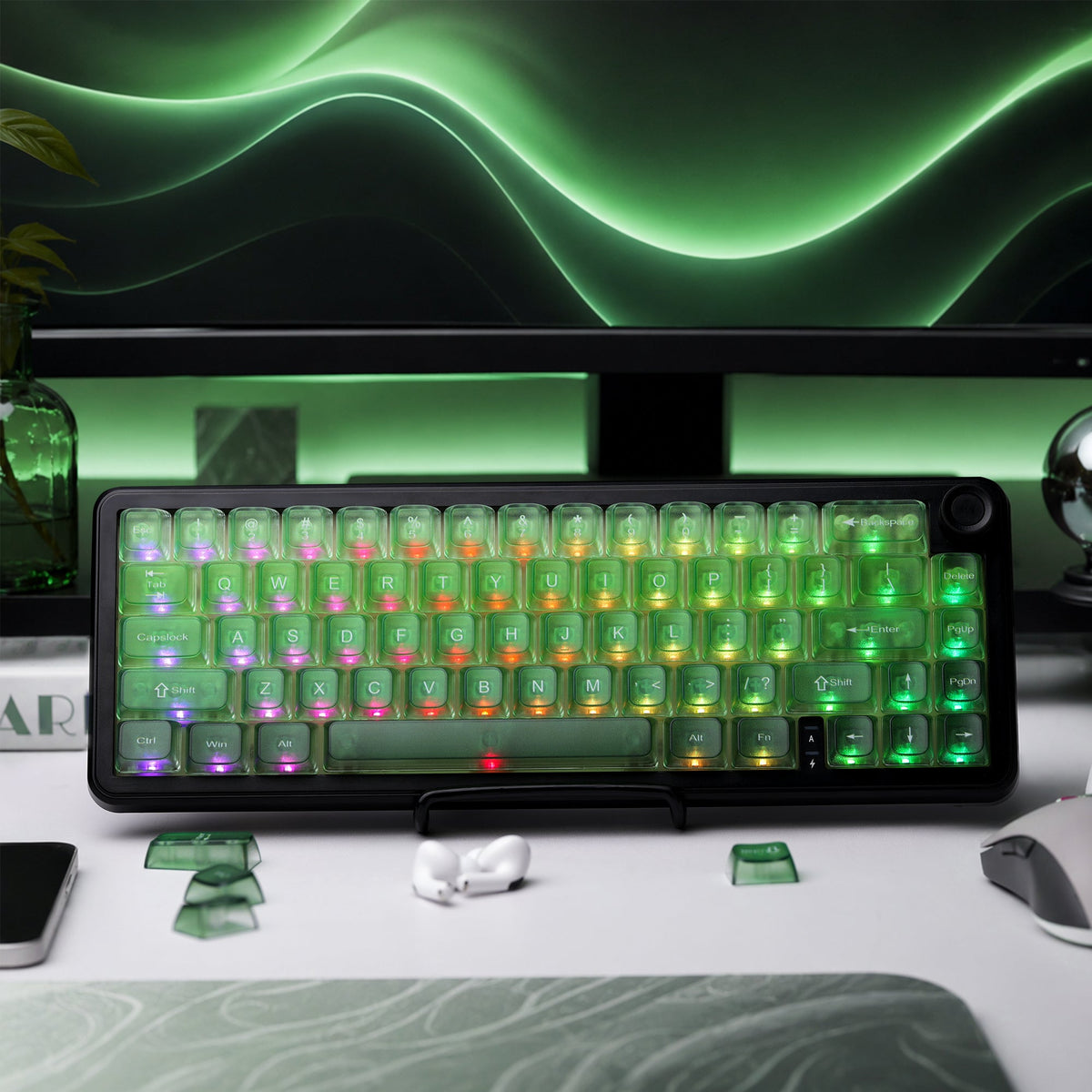 Womier Iceberg 115-Key MDA Profile Transparent PC Keycap Set - Womier Keyboard