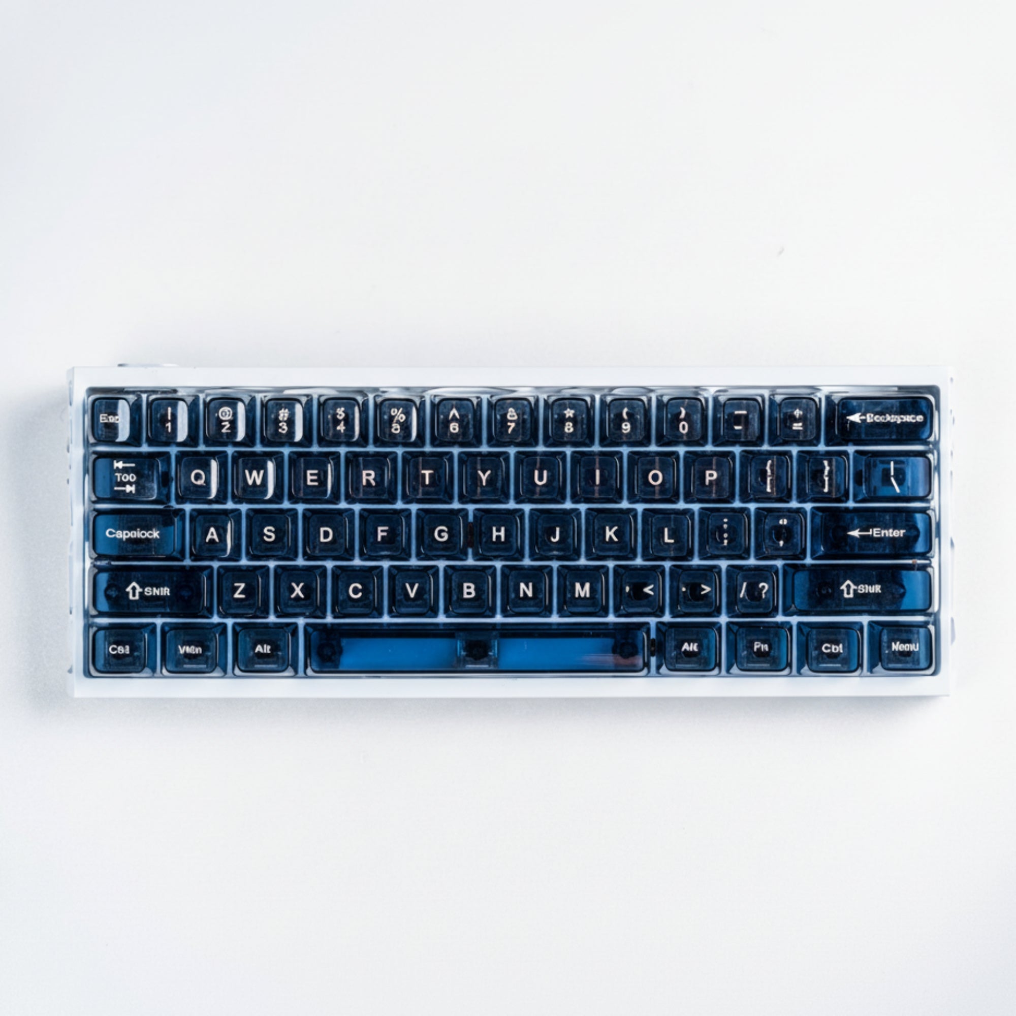 Womier Iceberg 115 - Key MDA Profile Transparent PC Keycap Set - Womier Keyboard