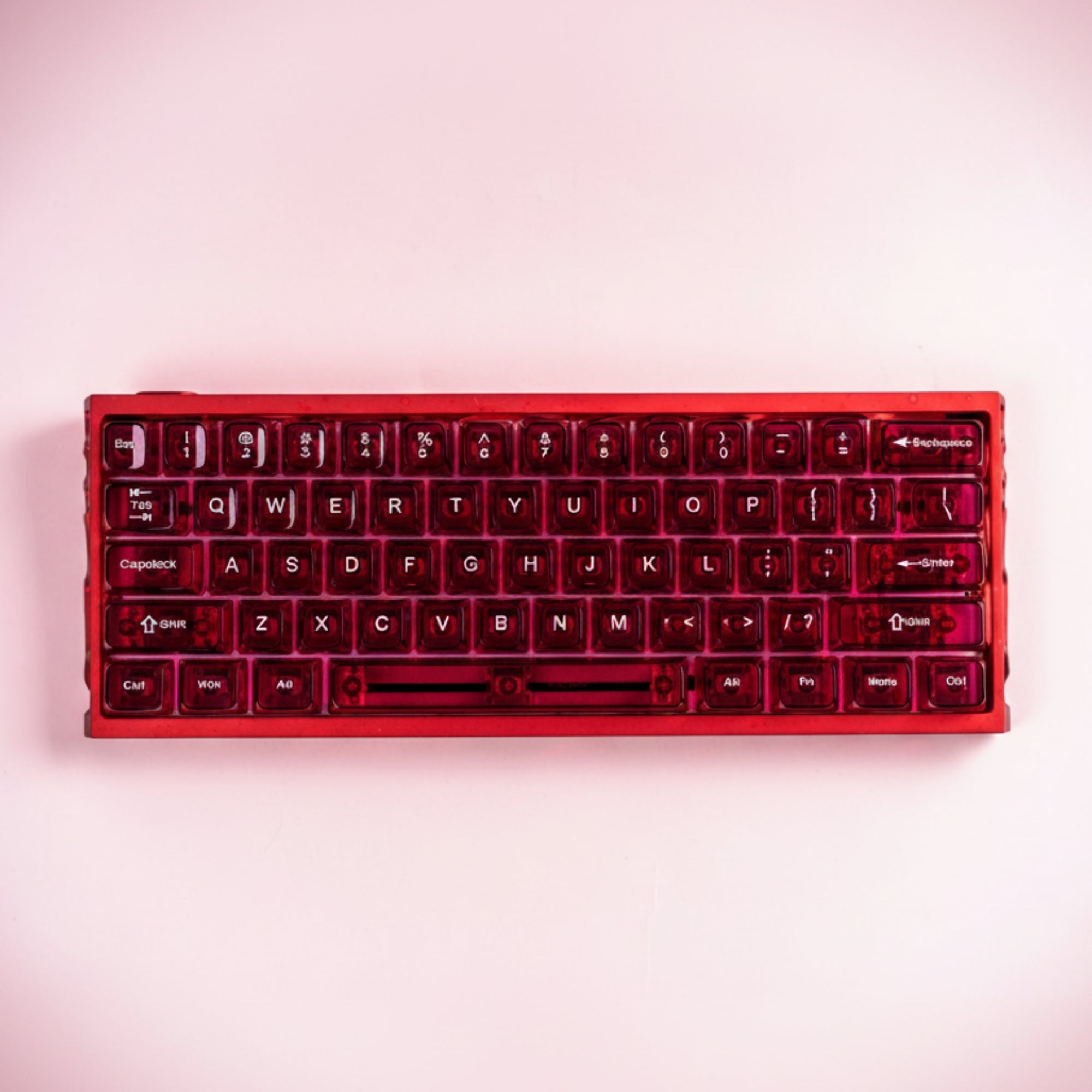 Womier Iceberg 115 - Key MDA Profile Transparent PC Keycap Set - Womier Keyboard
