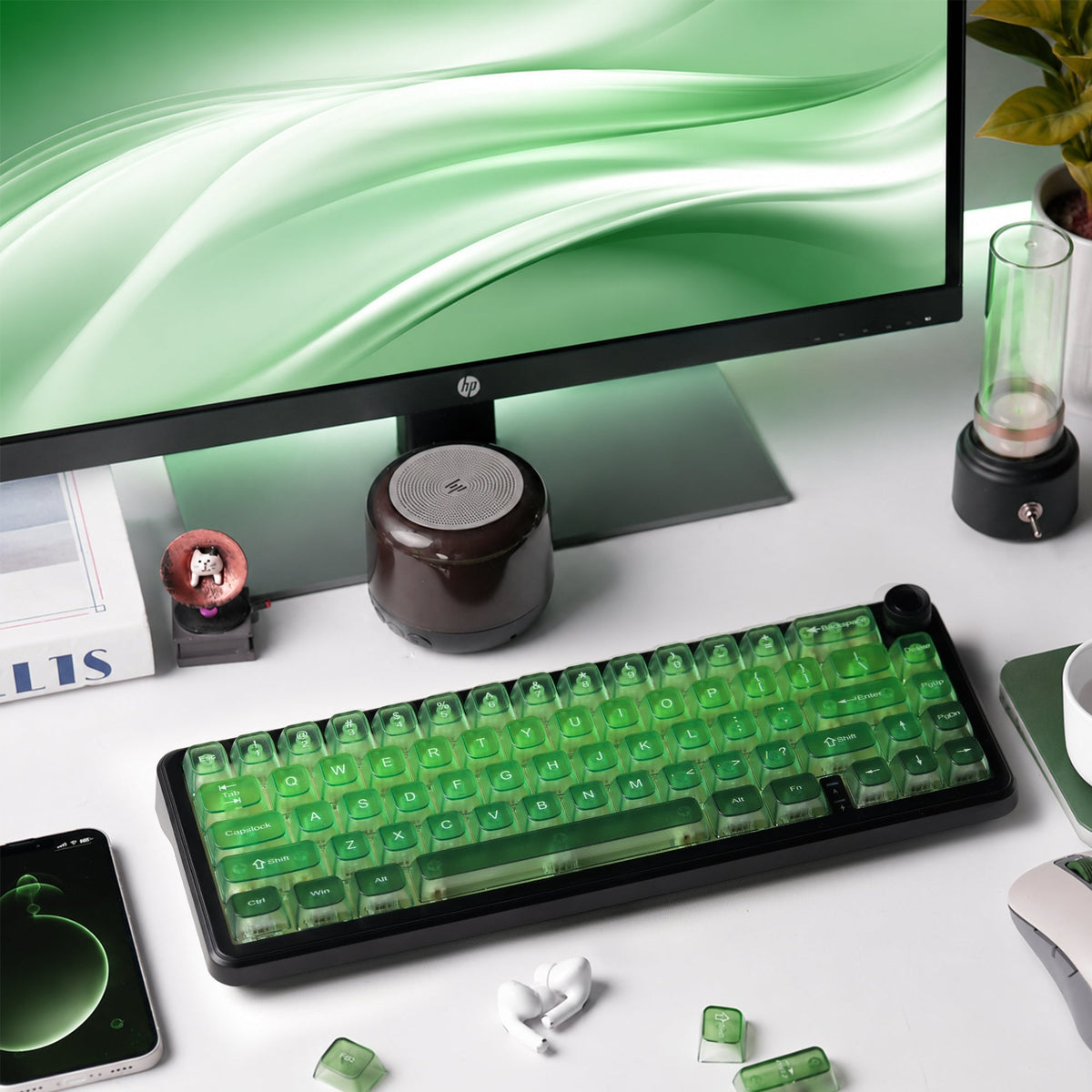 Womier Iceberg 115-Key MDA Profile Transparent PC Keycap Set - Womier Keyboard