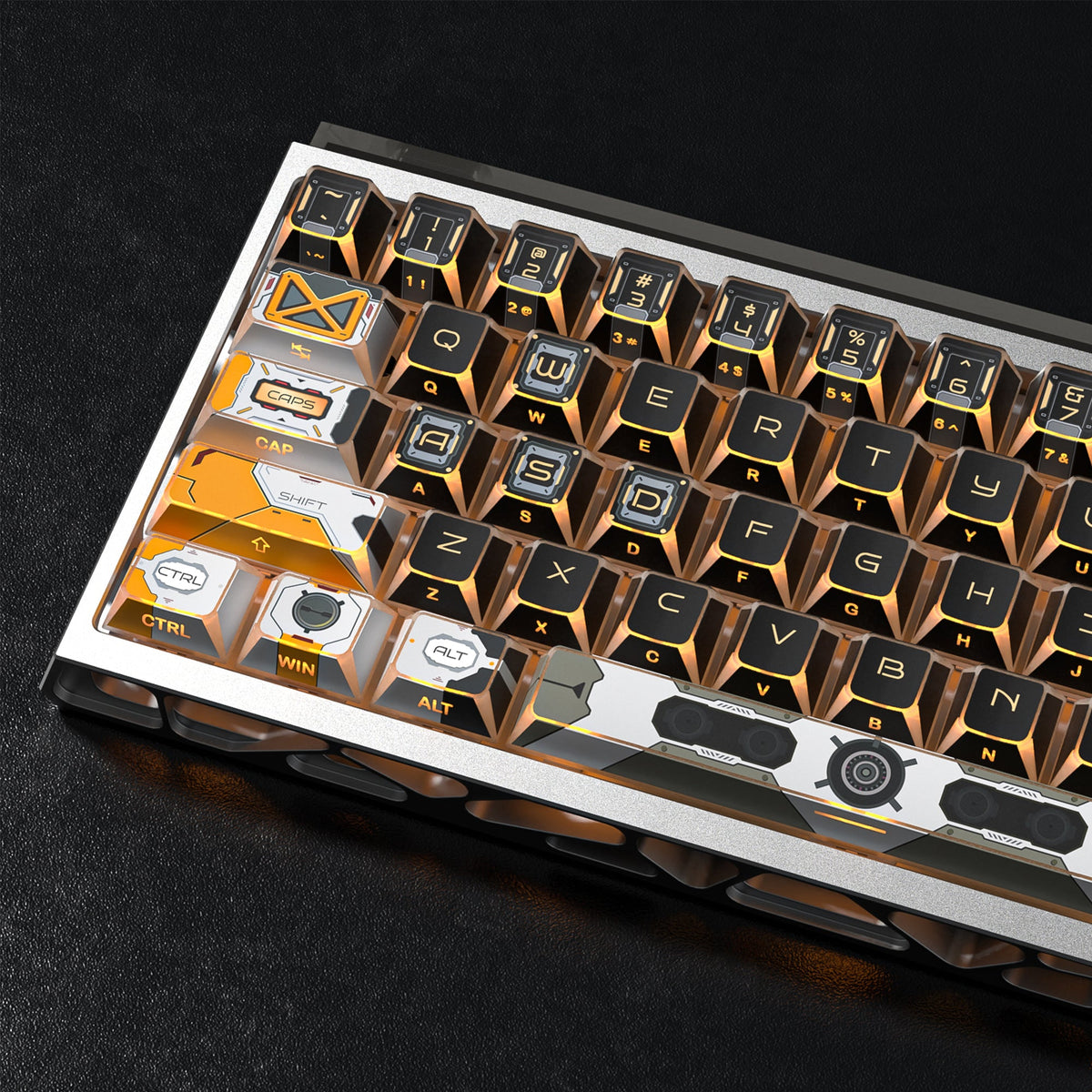 Womier Interstellar Side-Carved Light and Shadow 133-Key Keycap Set - Womier Keyboard