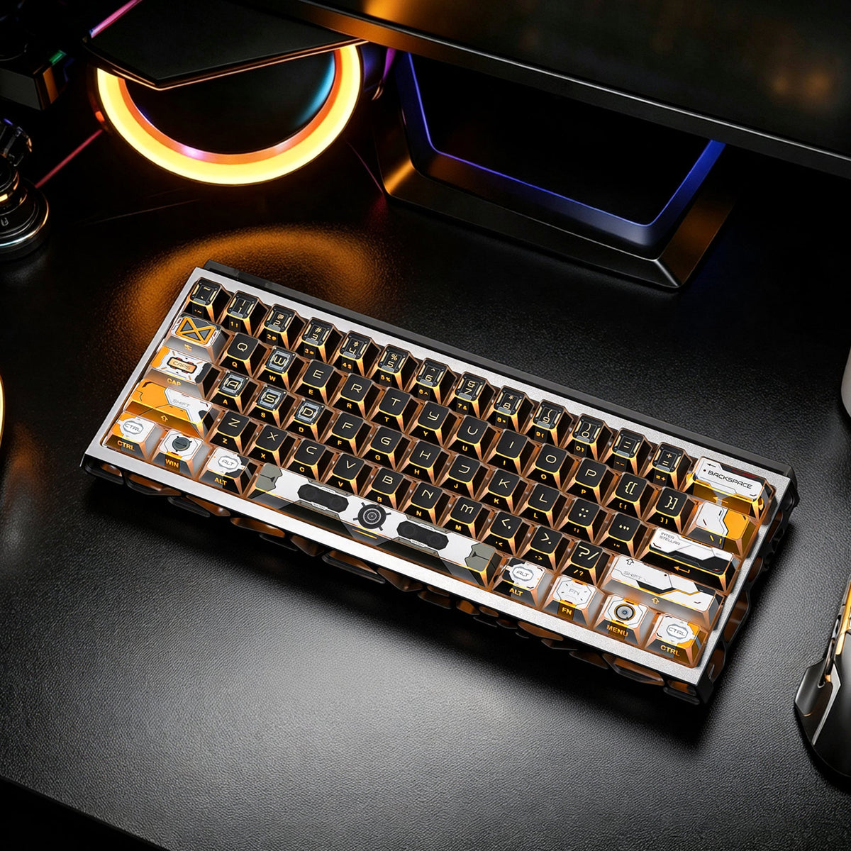 Womier Interstellar Side-Carved Light and Shadow 133-Key Keycap Set - Womier Keyboard