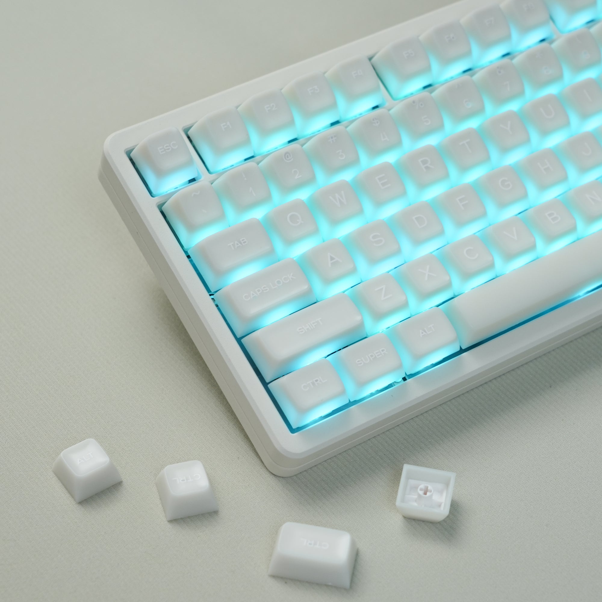 Womier Jade 140 - Key SA Profile Double - Shot PBT Keycap Set - Womier Keyboard