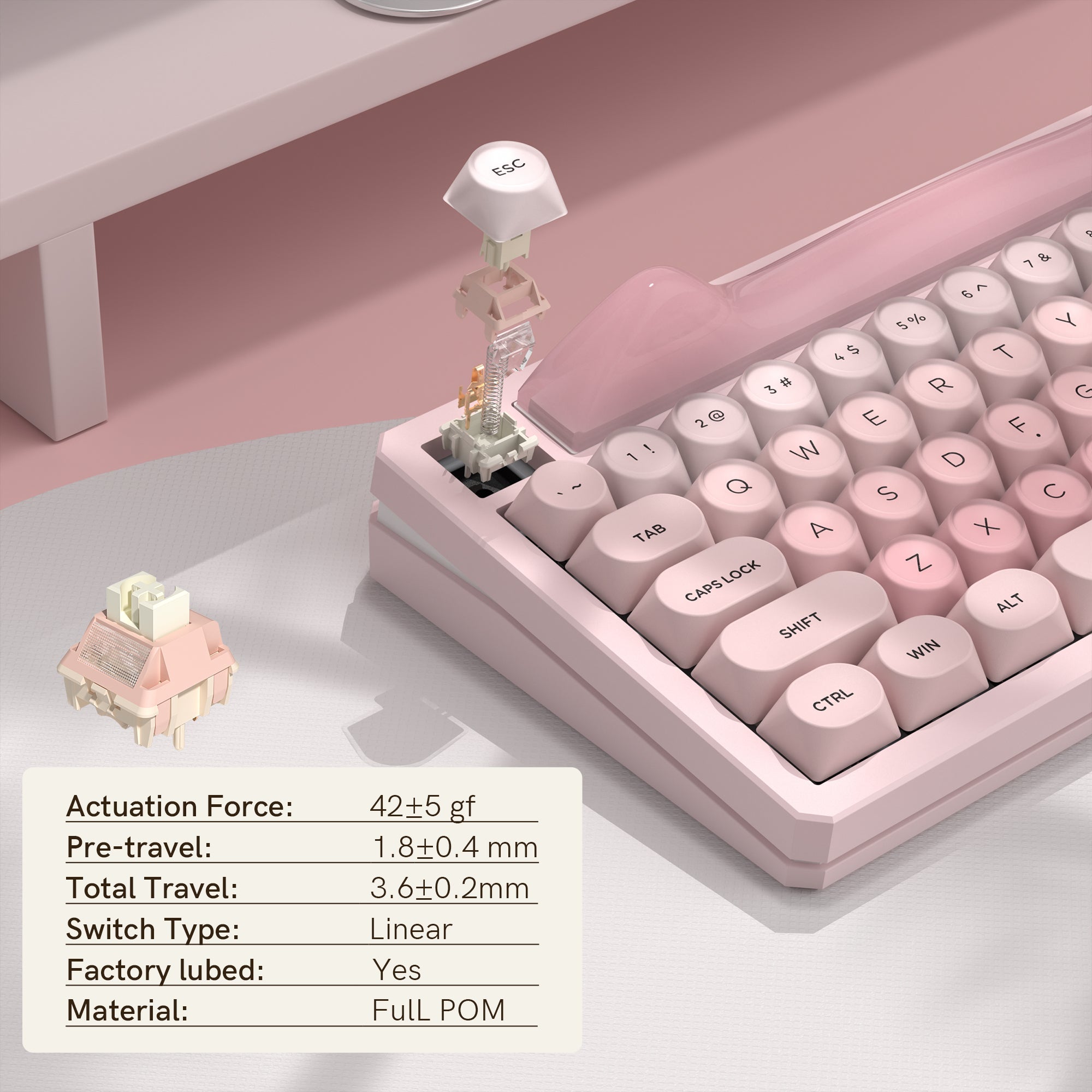 Womier K80 | Smart Screen & Media Knob Mechanical Keyboard - Womier Keyboard