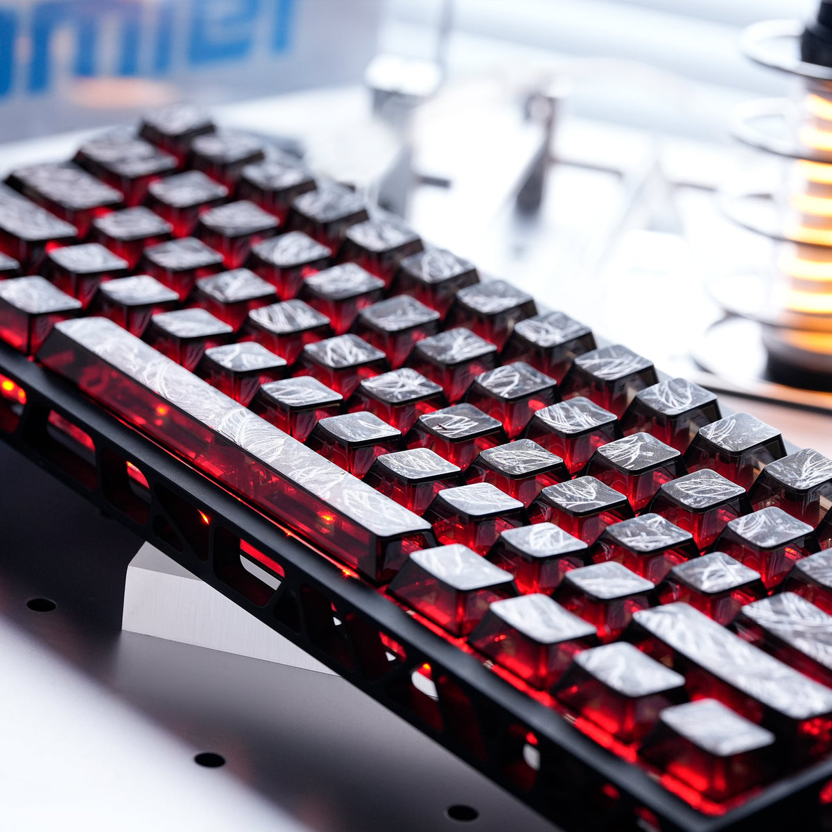 Womier Keycaps - Frost Feather - Cherry Side-Printed (115 Keys) - Womier Keyboard