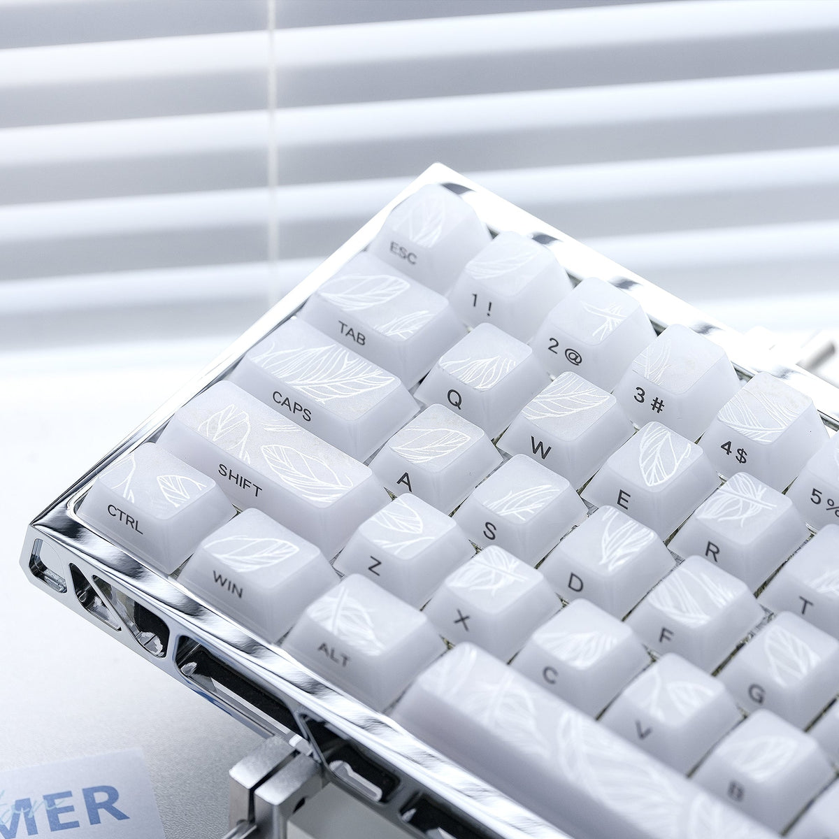 Womier Keycaps - Frost Feather - Cherry Side-Printed (115 Keys) - Womier Keyboard