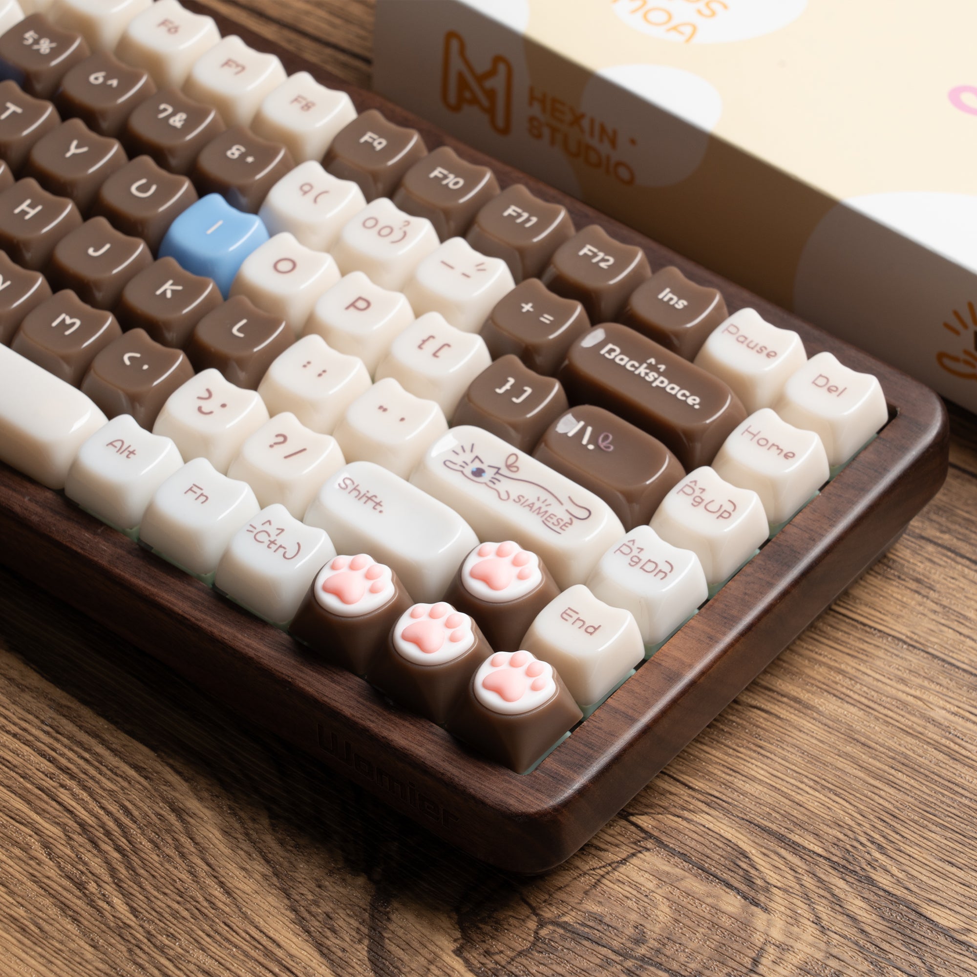 Womier Kittens Themed MOA+MAO Profile PC Keycap Set - Womier Keyboard