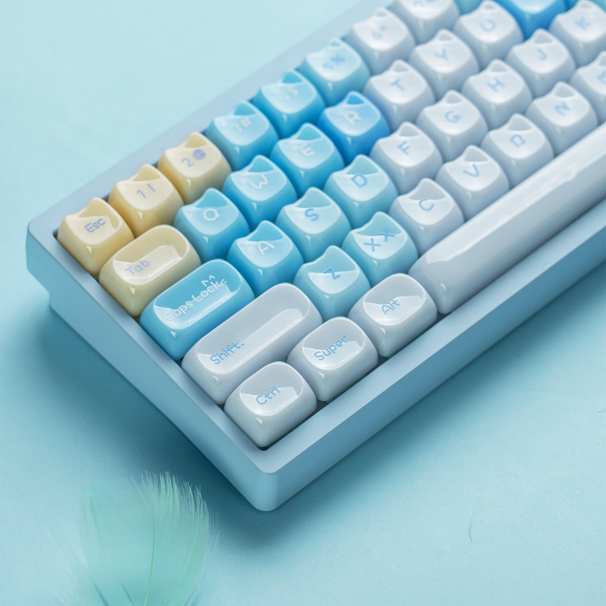 Womier Kittens Themed MOA+MAO Profile PC Keycap Set - Womier Keyboard