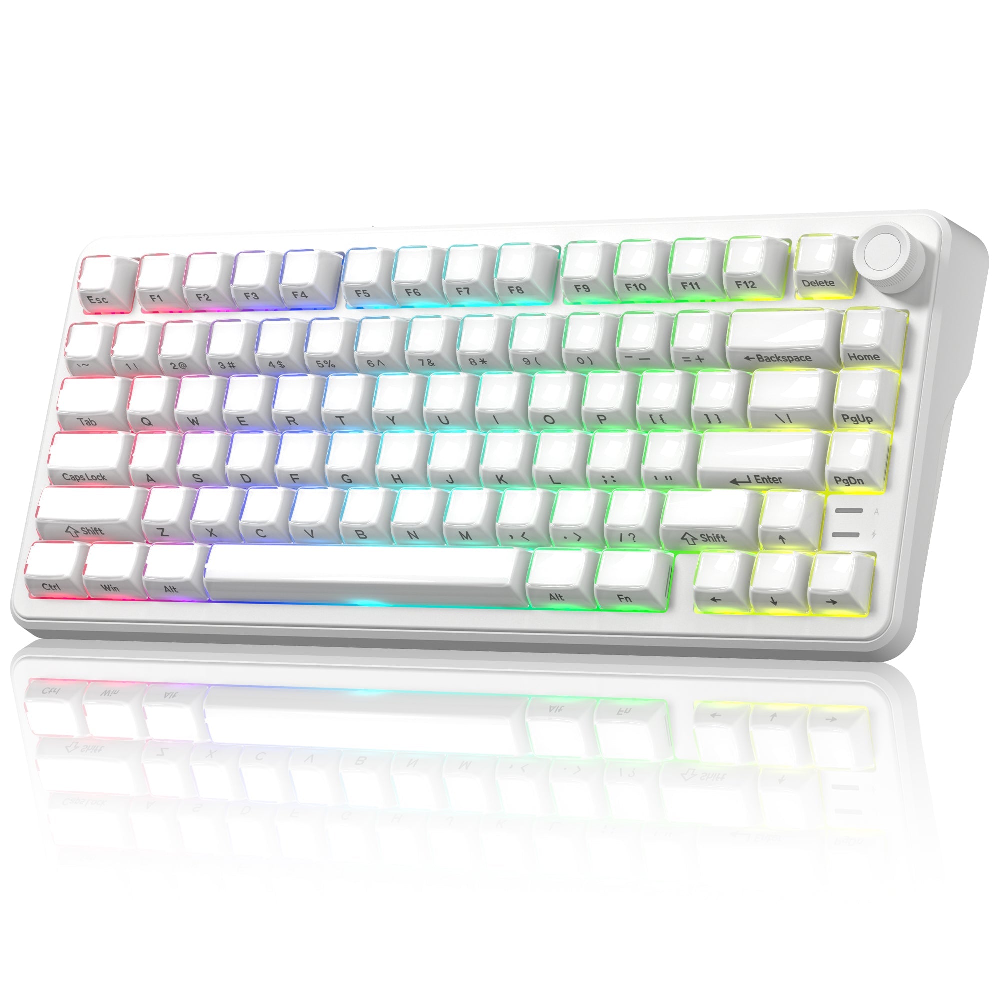 Womier L75 75% Wireless RGB Gasket Mounted Mechanical Keyboard with Knob - Womier Keyboard