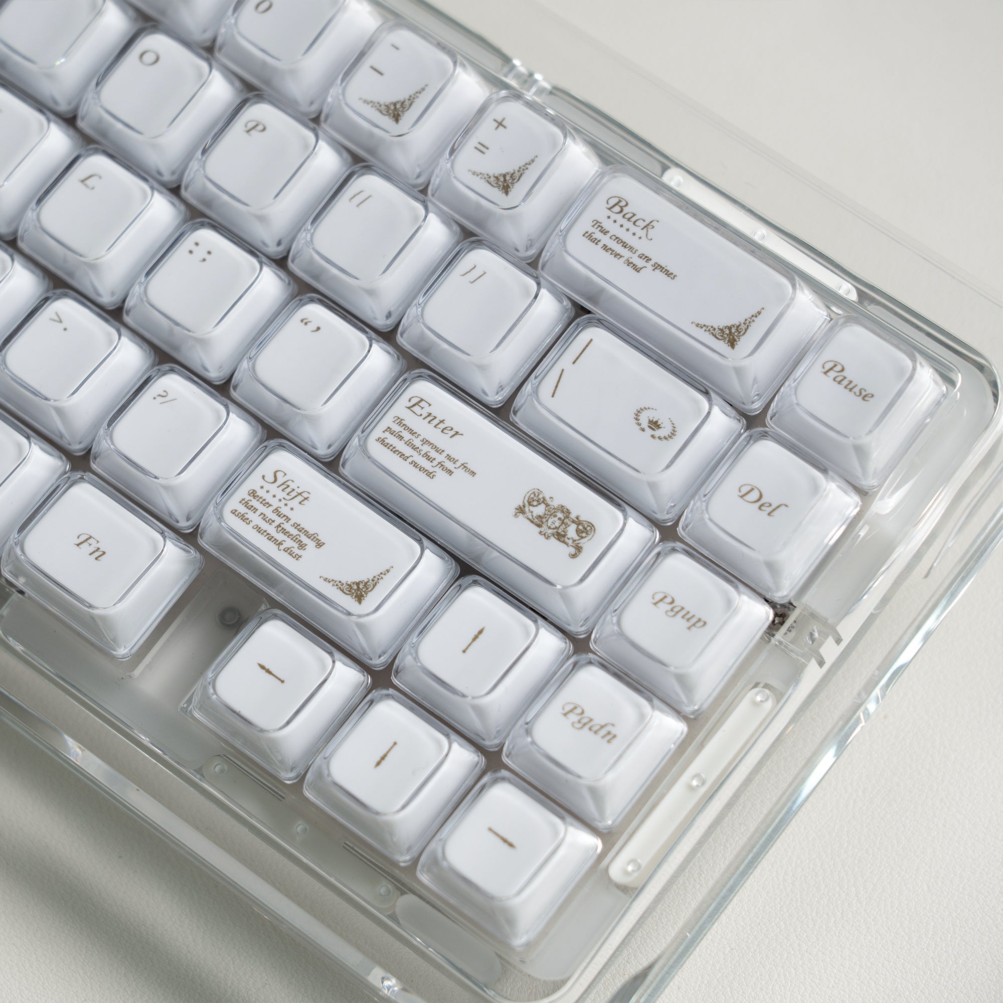 Womier Luna 115 - Key MDA Profile Double - Shot Keycap Set - Womier Keyboard