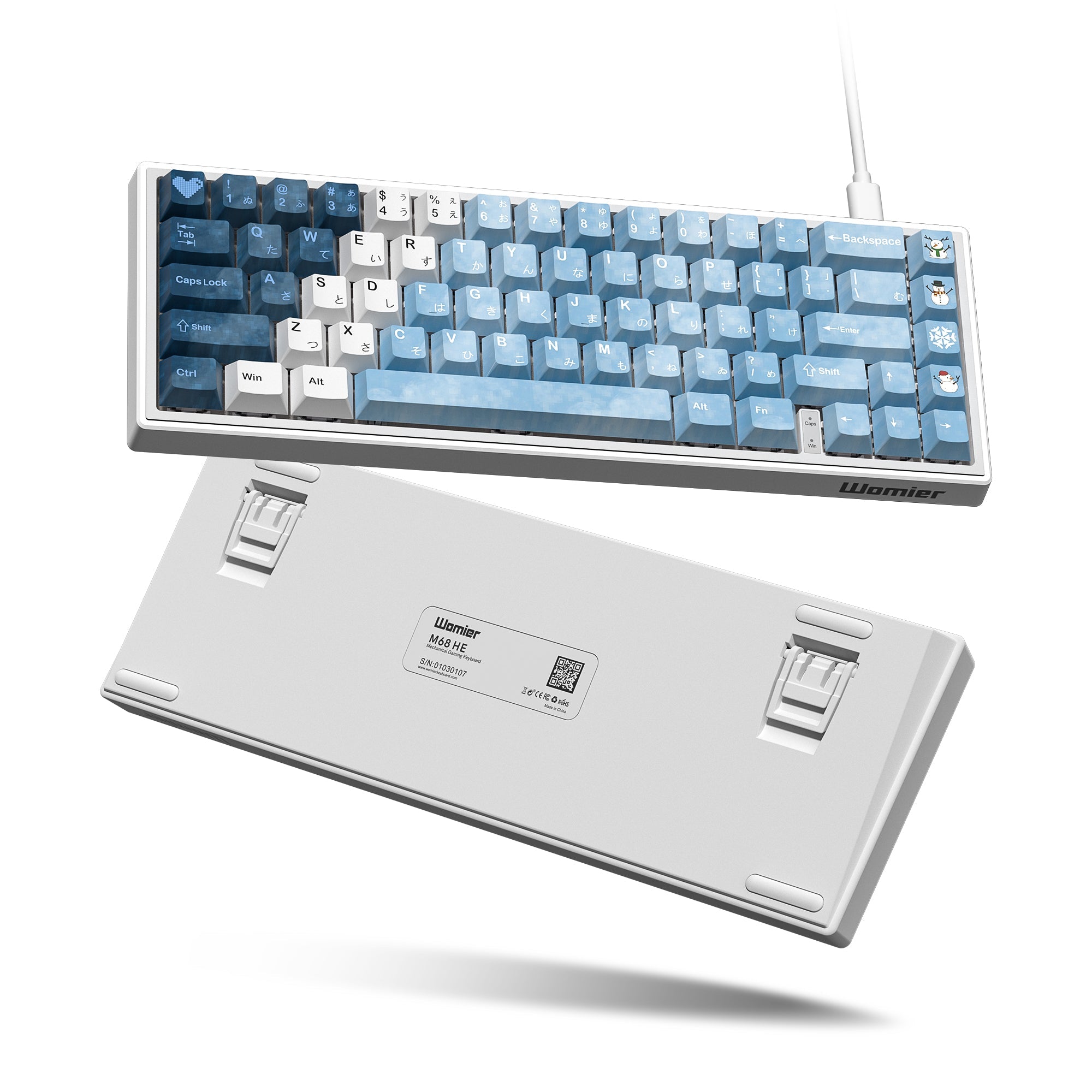 Womier M68 HE V2 65% Themed Hall Effect Wired Gaming Keyboard - Womier Keyboard