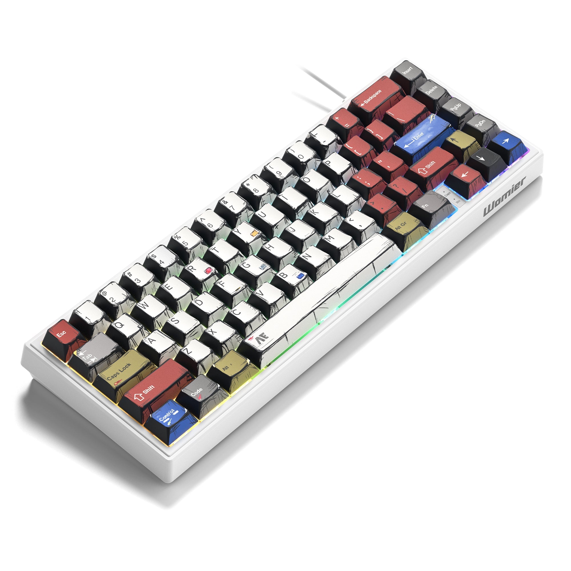 Womier M68 HE V2 65% Themed Hall Effect Wired Gaming Keyboard - Womier Keyboard