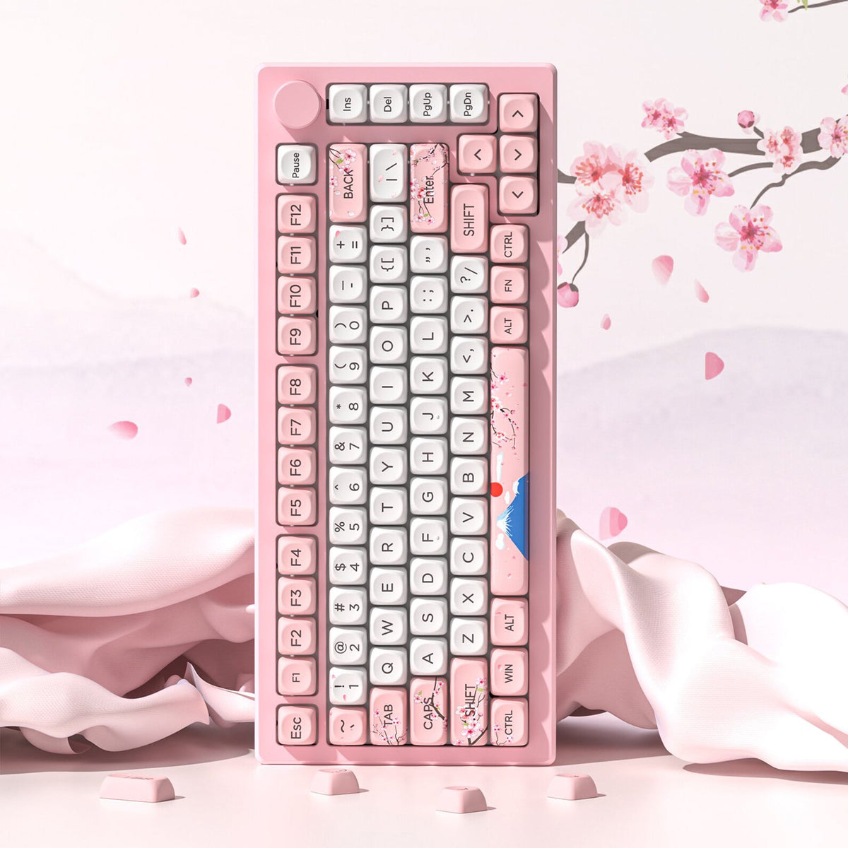 Womier MOA Profile Pink Coral Keycap Set - Womier Keyboard