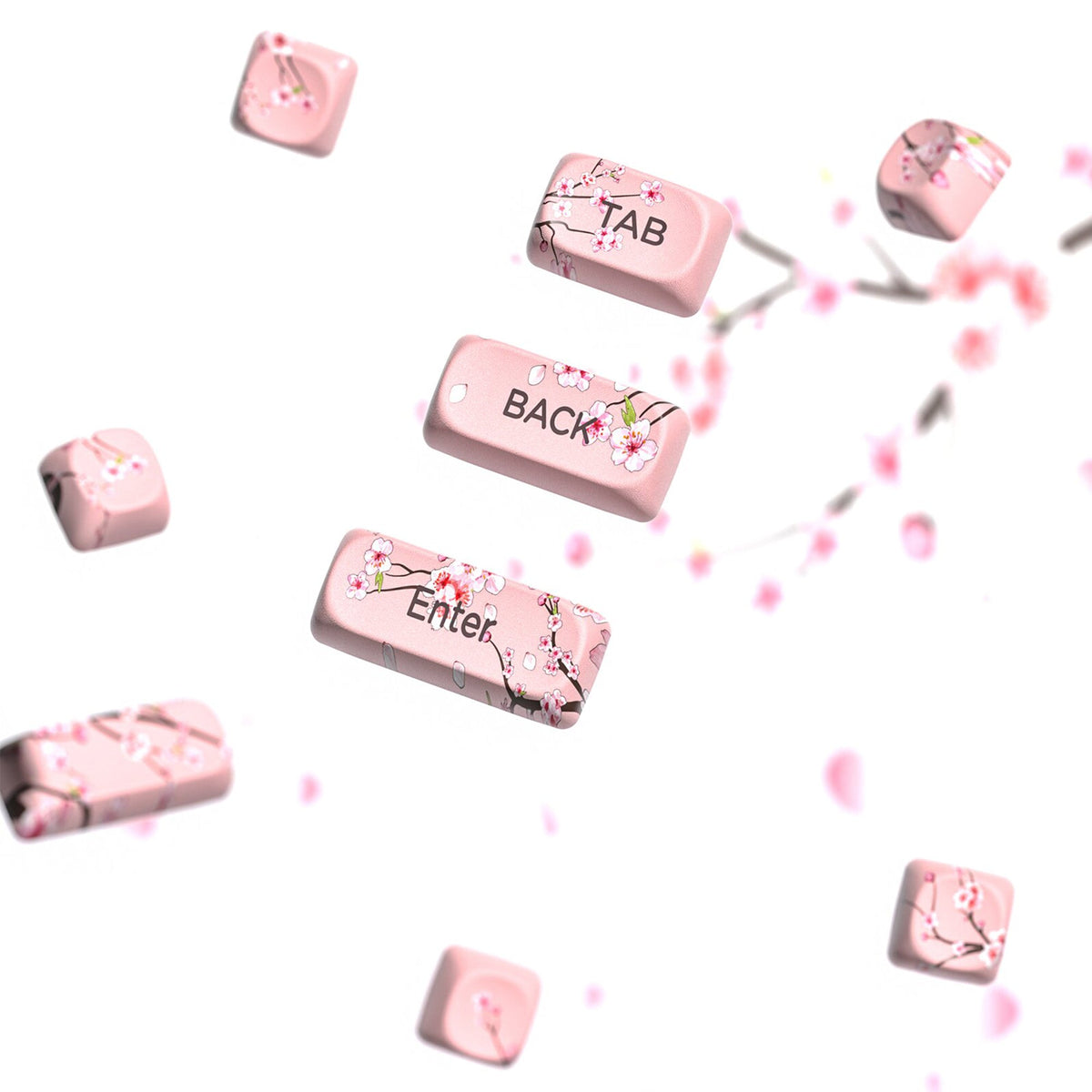 Womier MOA Profile Pink Coral Keycap Set - Womier Keyboard