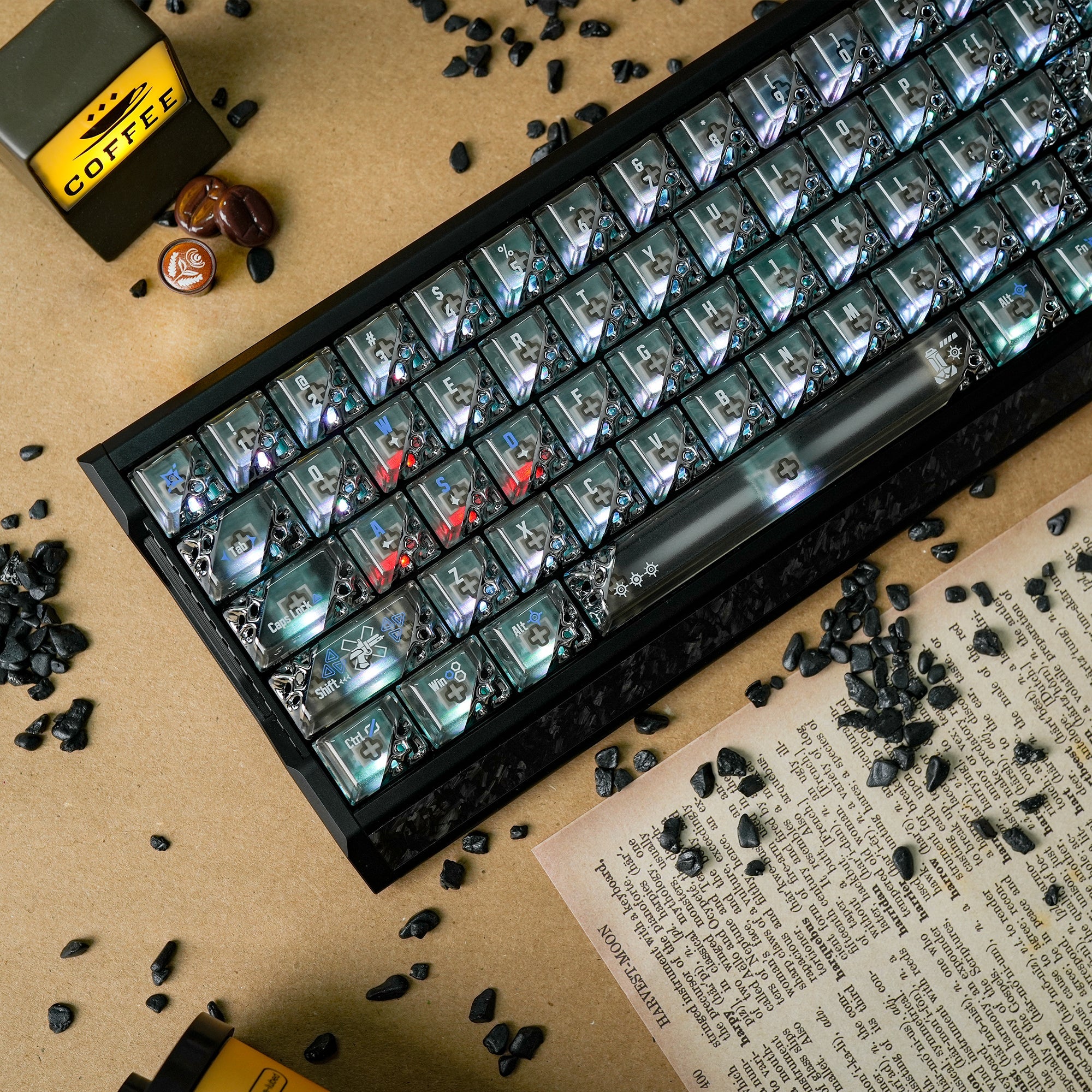 Womier OEM Quantum Honeycomb Keycap Set (102-Key) - Womier Keyboard