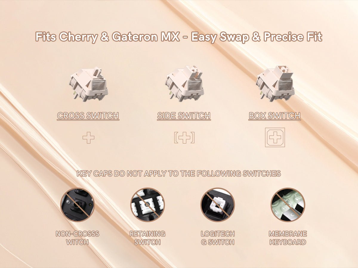 Womier Pink MOA Profile Dye - Sublimation PBT Keycap Set - Womier Keyboard