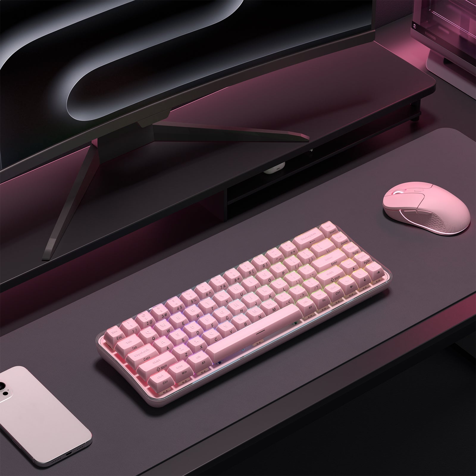 Womier Q61 PRO Wireless Mechanical Gaming Keyboard - Womier Keyboard