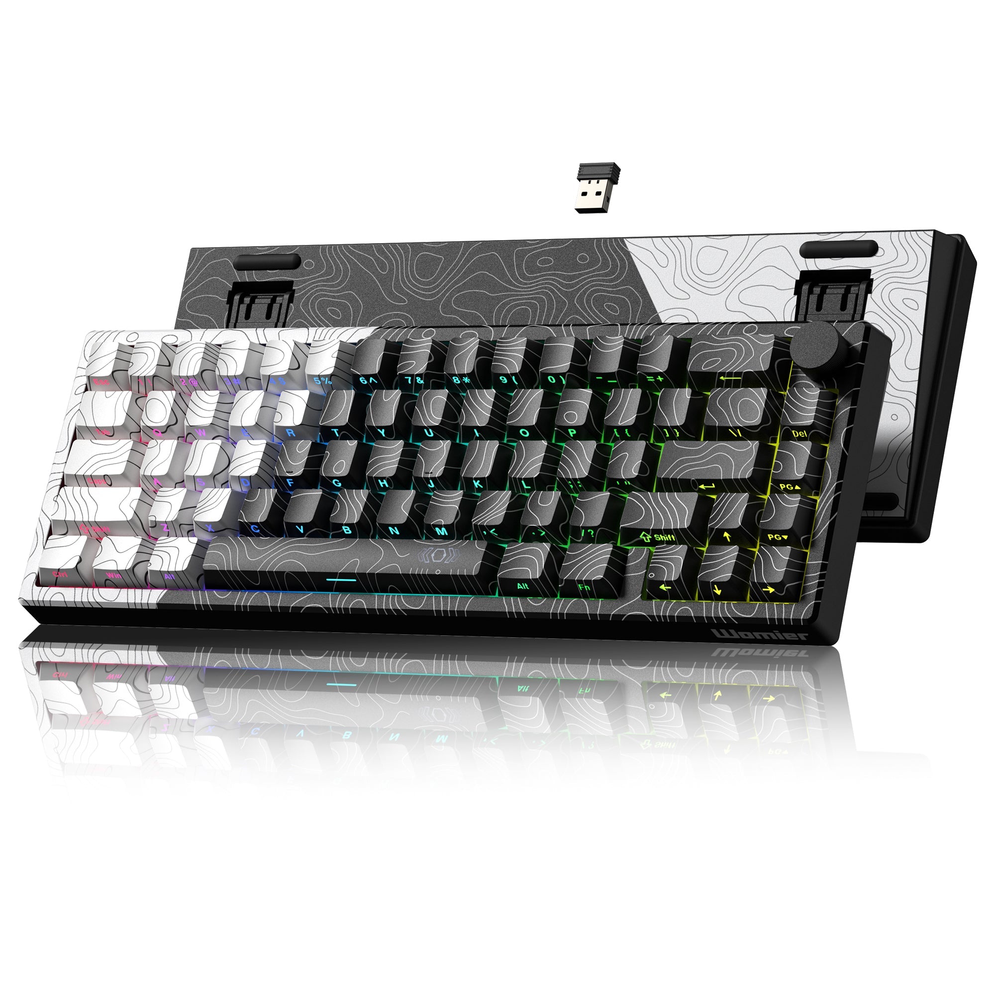 Womier Q61 V2 VIA Support 65% Wireless Mechanical Keyboard with Knob - Womier Keyboard