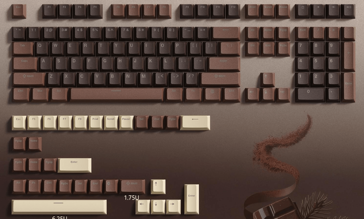 Womier Retro Cherry Series Double - Shot Cherry Profile PBT Keycaps - Womier Keyboard