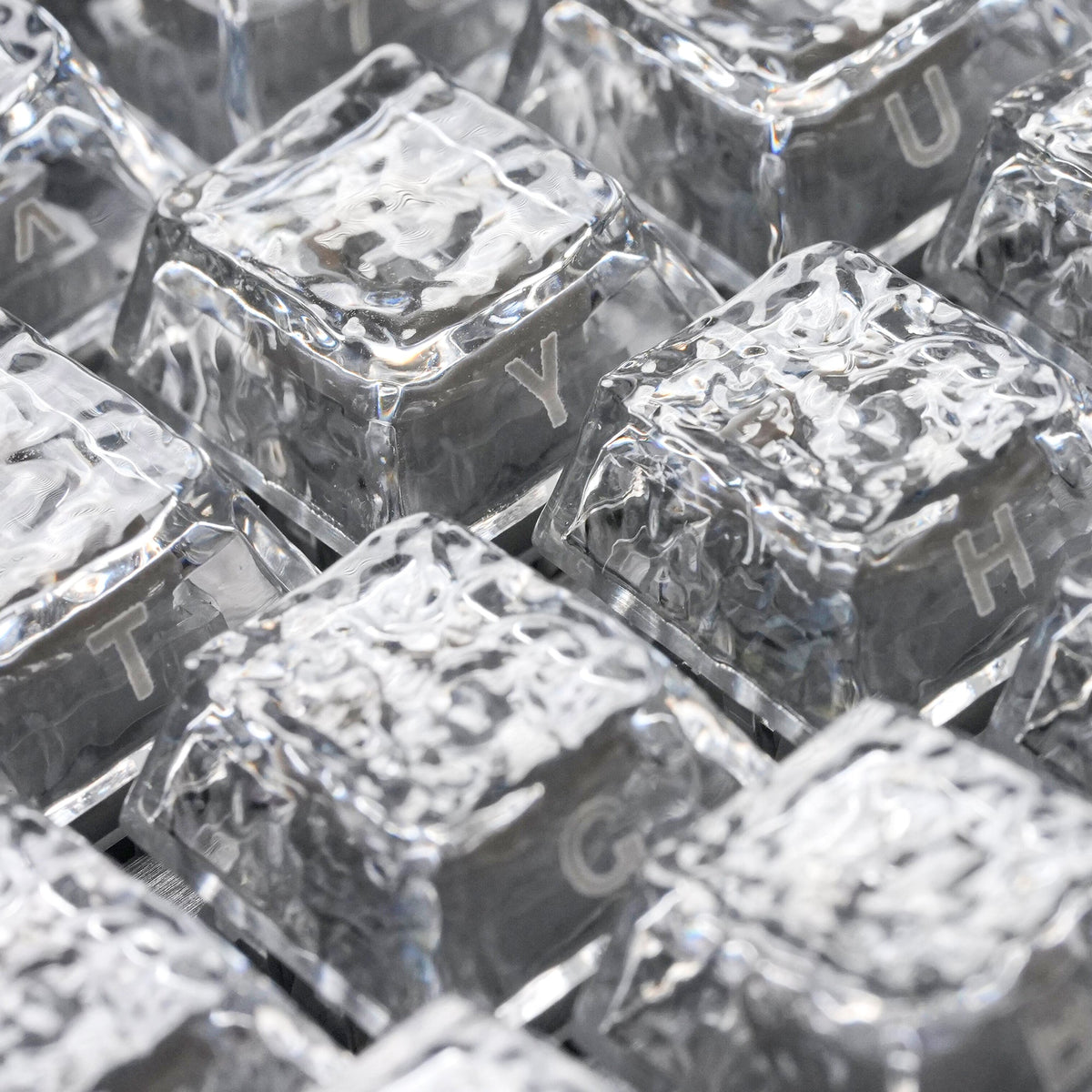 Womier Ripple Clear PC Side-Printed Keycaps 126 Keys - Womier Keyboard