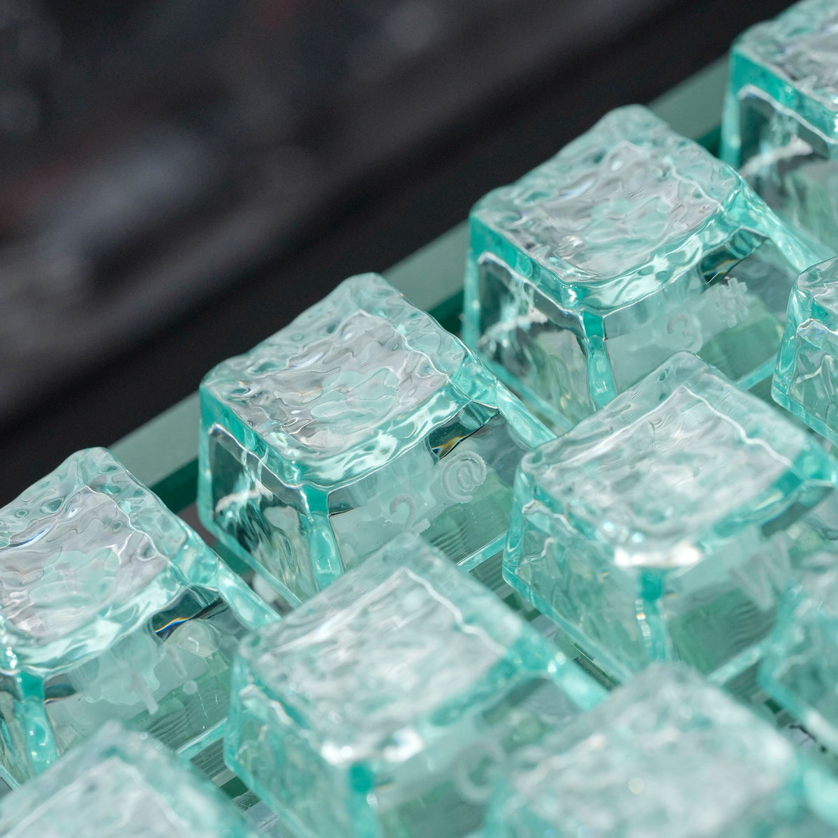 Womier Ripple Clear PC Side-Printed Keycaps 126 Keys - Womier Keyboard