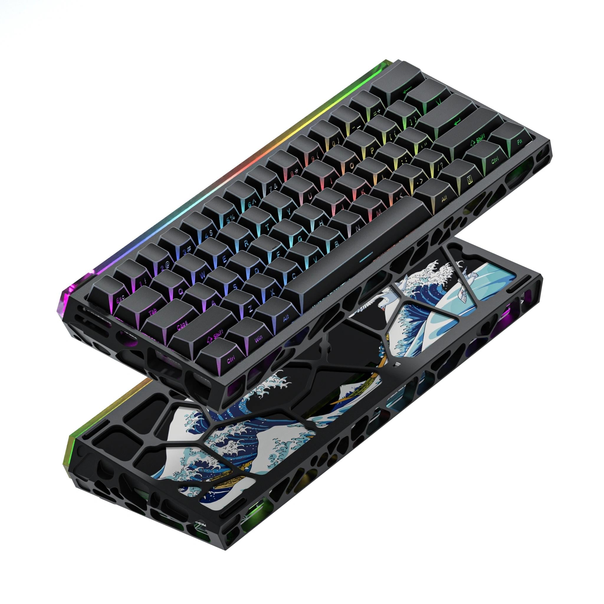 Womier SK61 HE Wireless Magnetic Switch 60% Aluminum Hollow Design Gaming Keyboard - Womier Keyboard