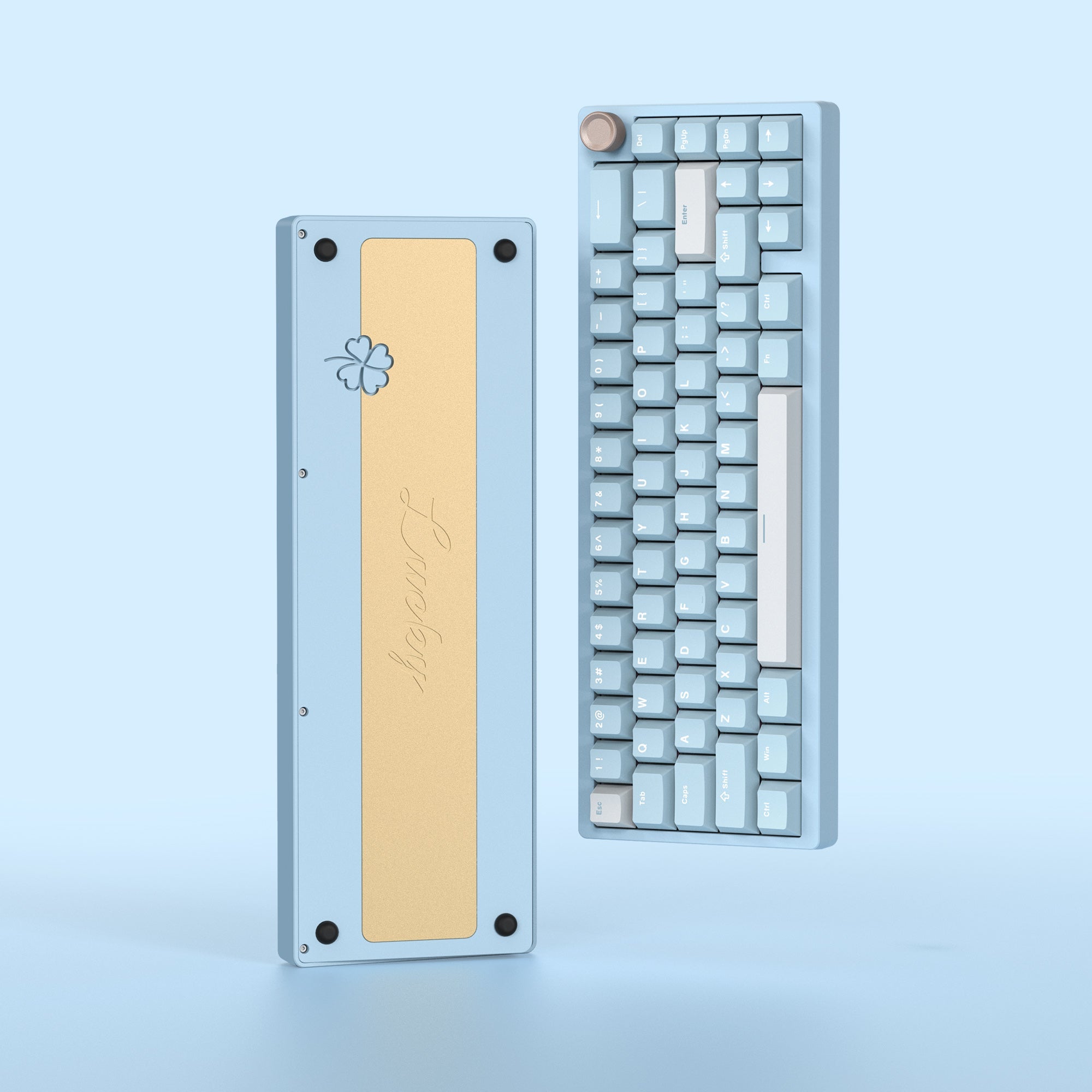 Womier SK65 65% Gasket Mounted Wireless Aluminum Keyboard with Knob (4 Colors) - Womier Keyboard