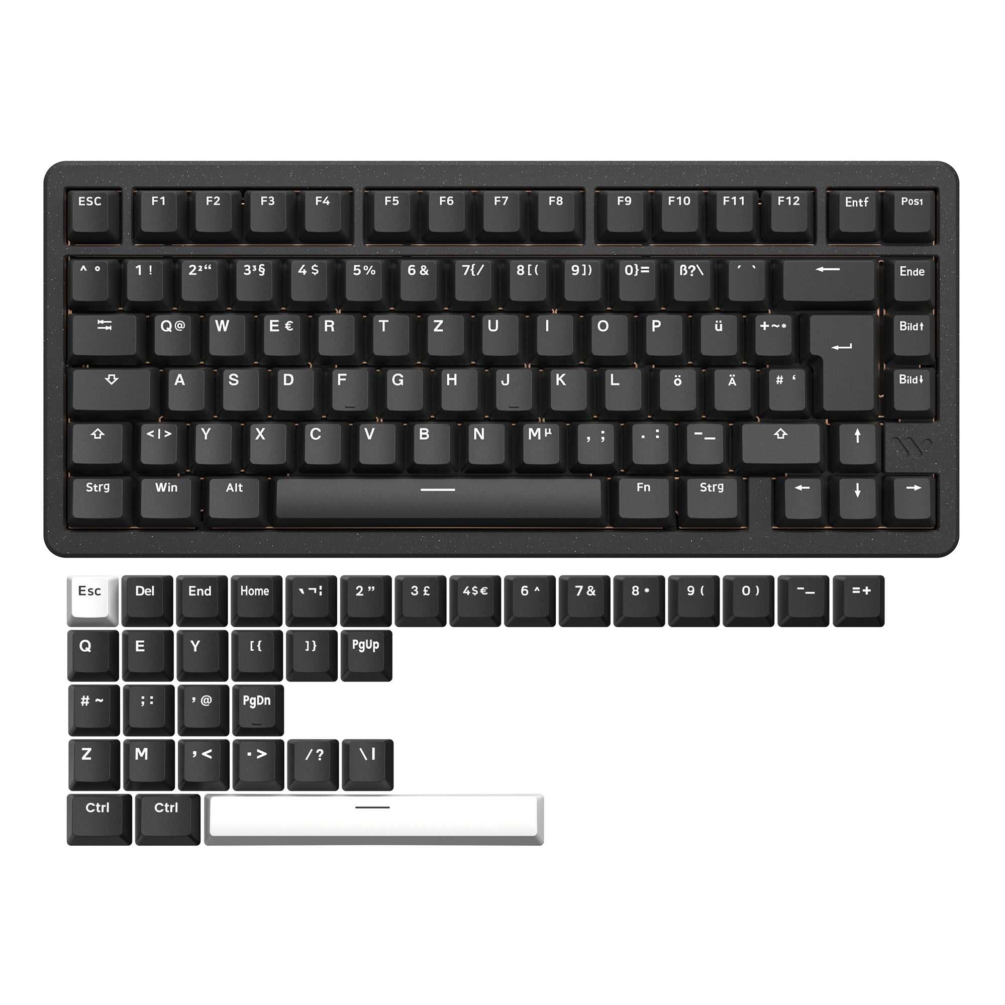 Womier SK75 75% VIA Support Wireless Aluminum Custom Keyboard (ANSI/ISO) - Womier Keyboard