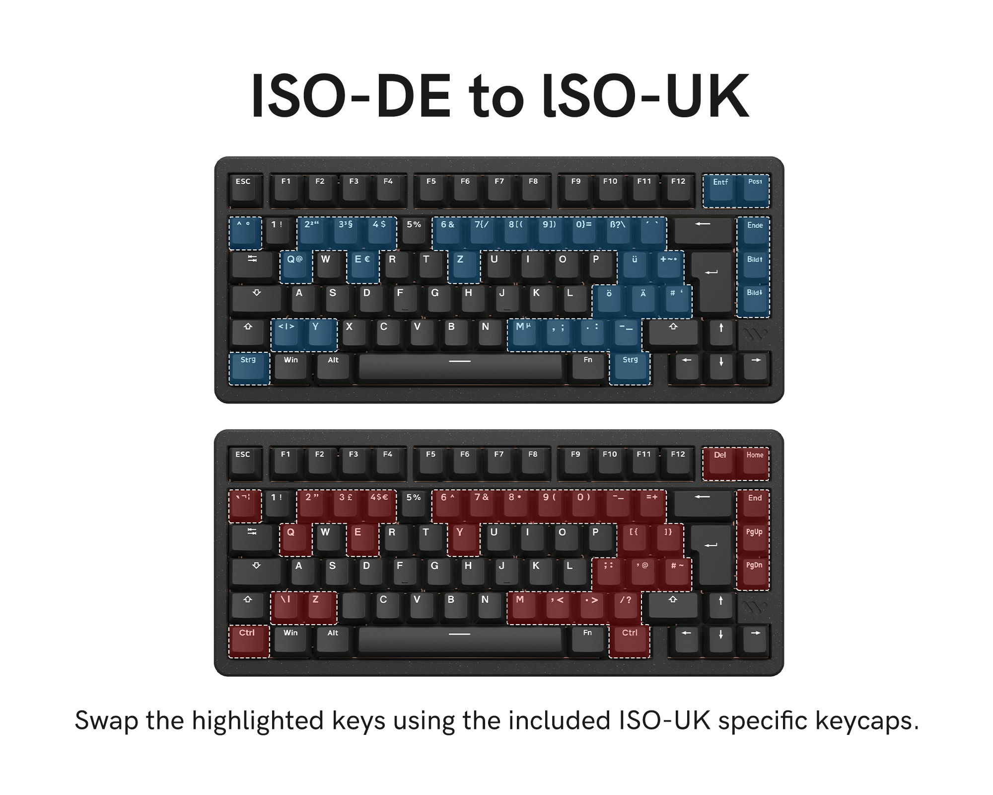 Womier SK75 75% VIA Support Wireless Aluminum Custom Keyboard (ANSI/ISO) - Womier Keyboard