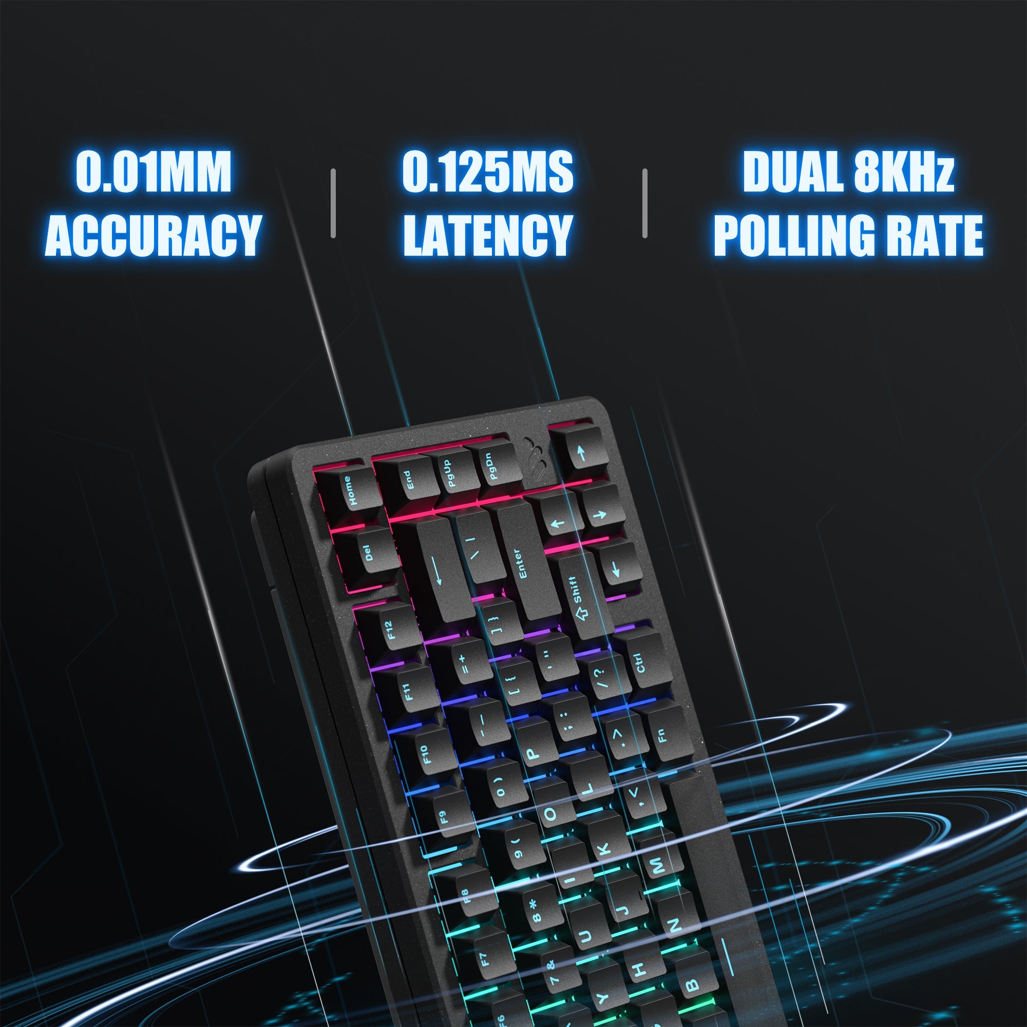 Womier SK75 TMR Wireless Magnetic Switch Aluminum Keyboard - Womier Keyboard