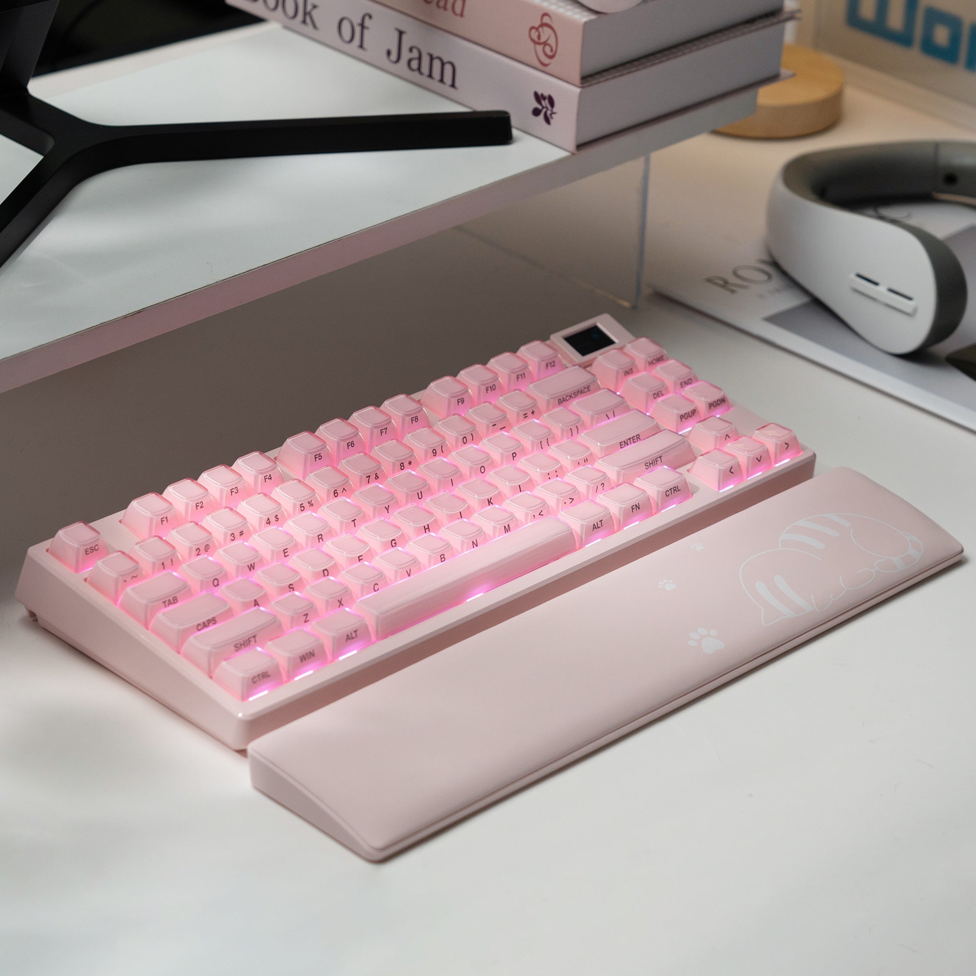 Womier SK80 Pro Themed 75% Wireless Mechanical Keyboard with Multimedia Display - Womier Keyboard