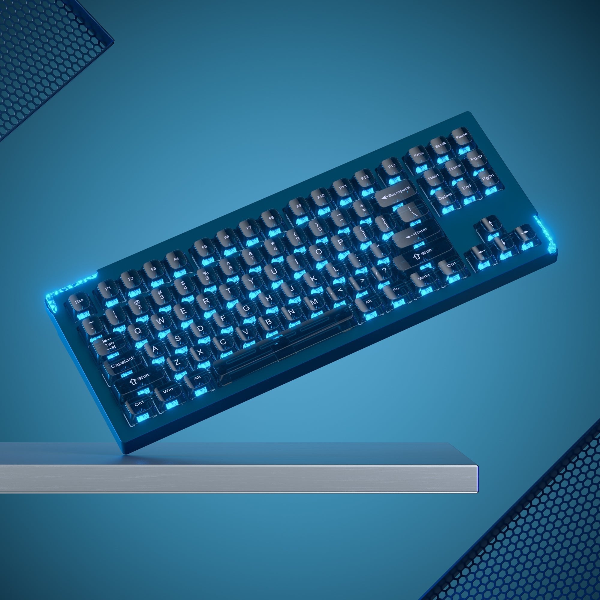 Womier SK87 TKL QMK/VIA Support Wireless Aluminum Custom Keyboard - Womier Keyboard