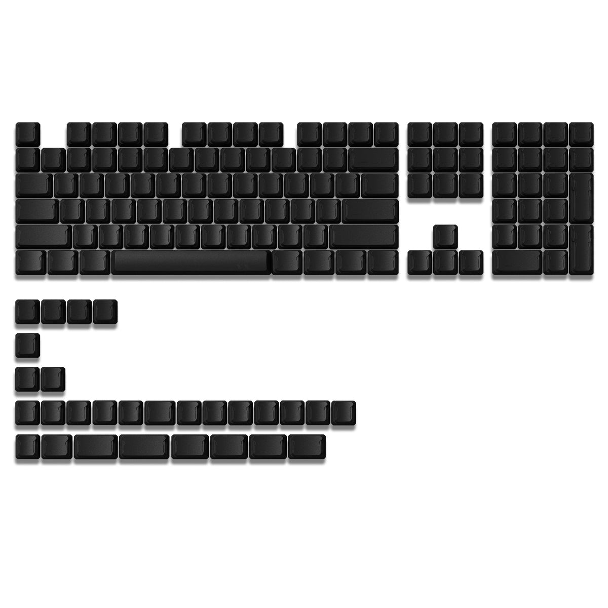 Womier Star Prism White-Blue Cherry Profile Shine-Through Keycap Set (136-Key) - Womier Keyboard
