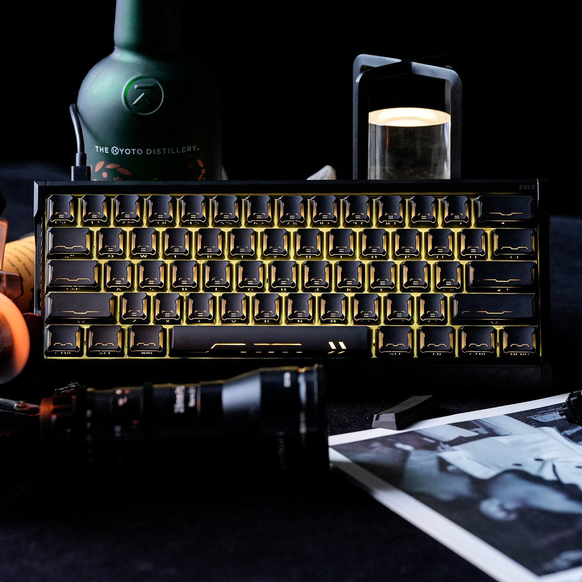 Womier Star Prism White-Blue Cherry Profile Shine-Through Keycap Set (136-Key) - Womier Keyboard