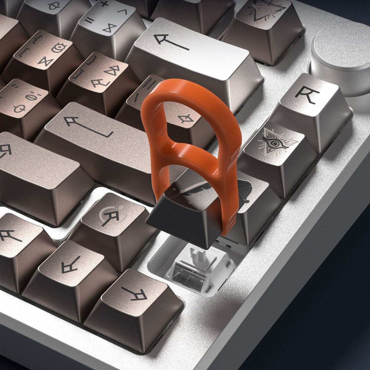Womier Timeless 112-Key Cherry Profile Metallic Coating Keycap Set - Womier Keyboard